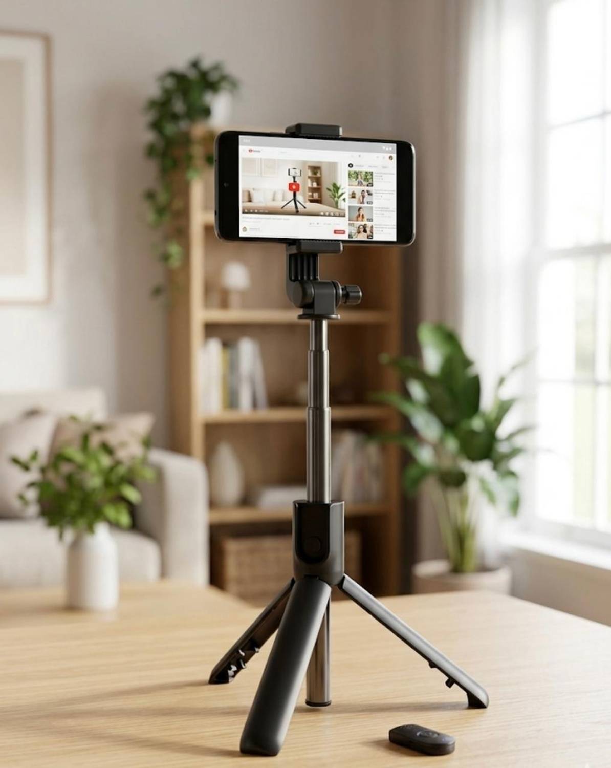 Wishora Portable Bluetooth Tripod Stand. Tripod Kit, Tripod, Tripod Clamp, Monopod