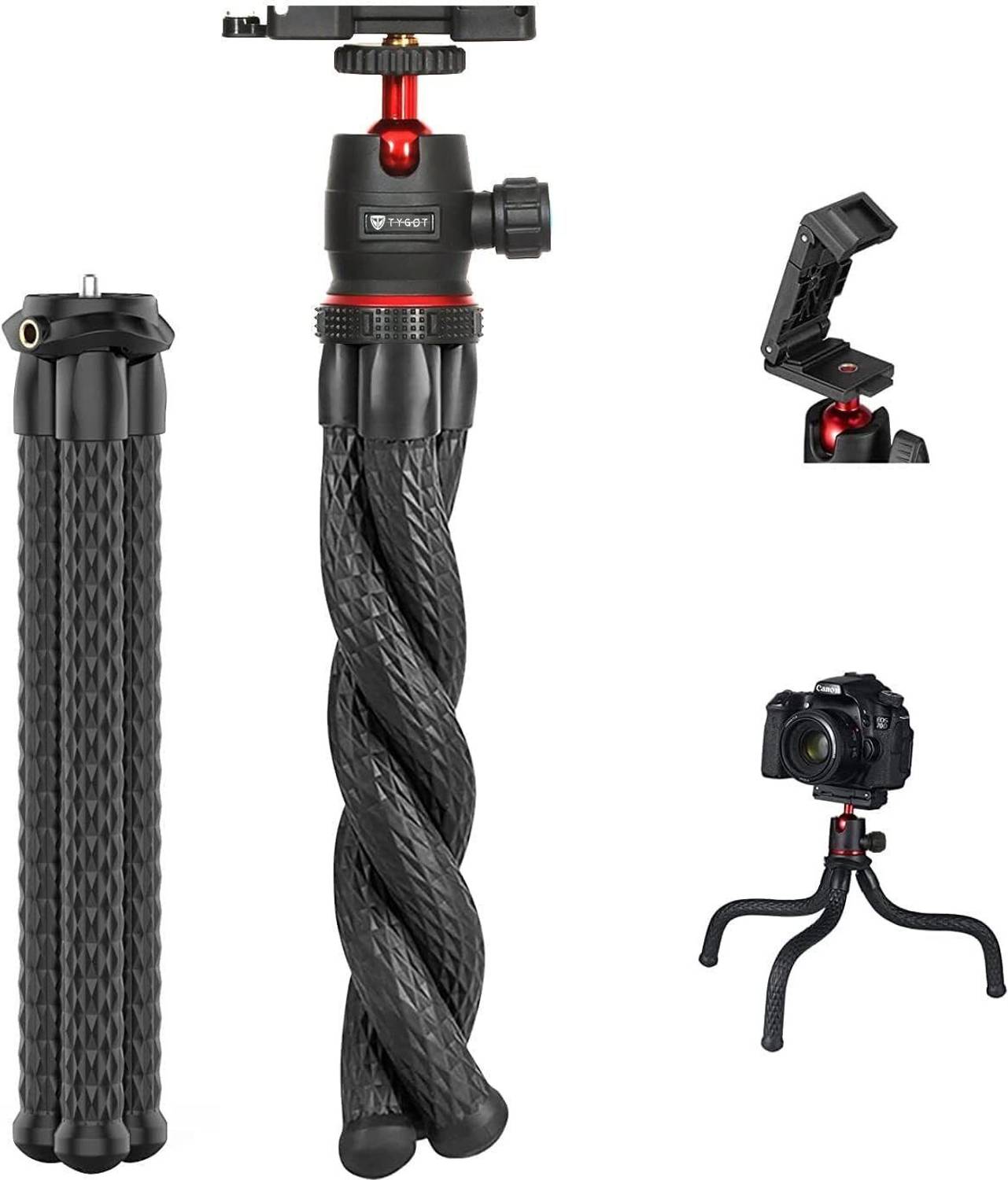 Tygot T-111 Flexible Gorilla Tripod Stand for Mobiles, Cameras, DSLR Tripod Kit
