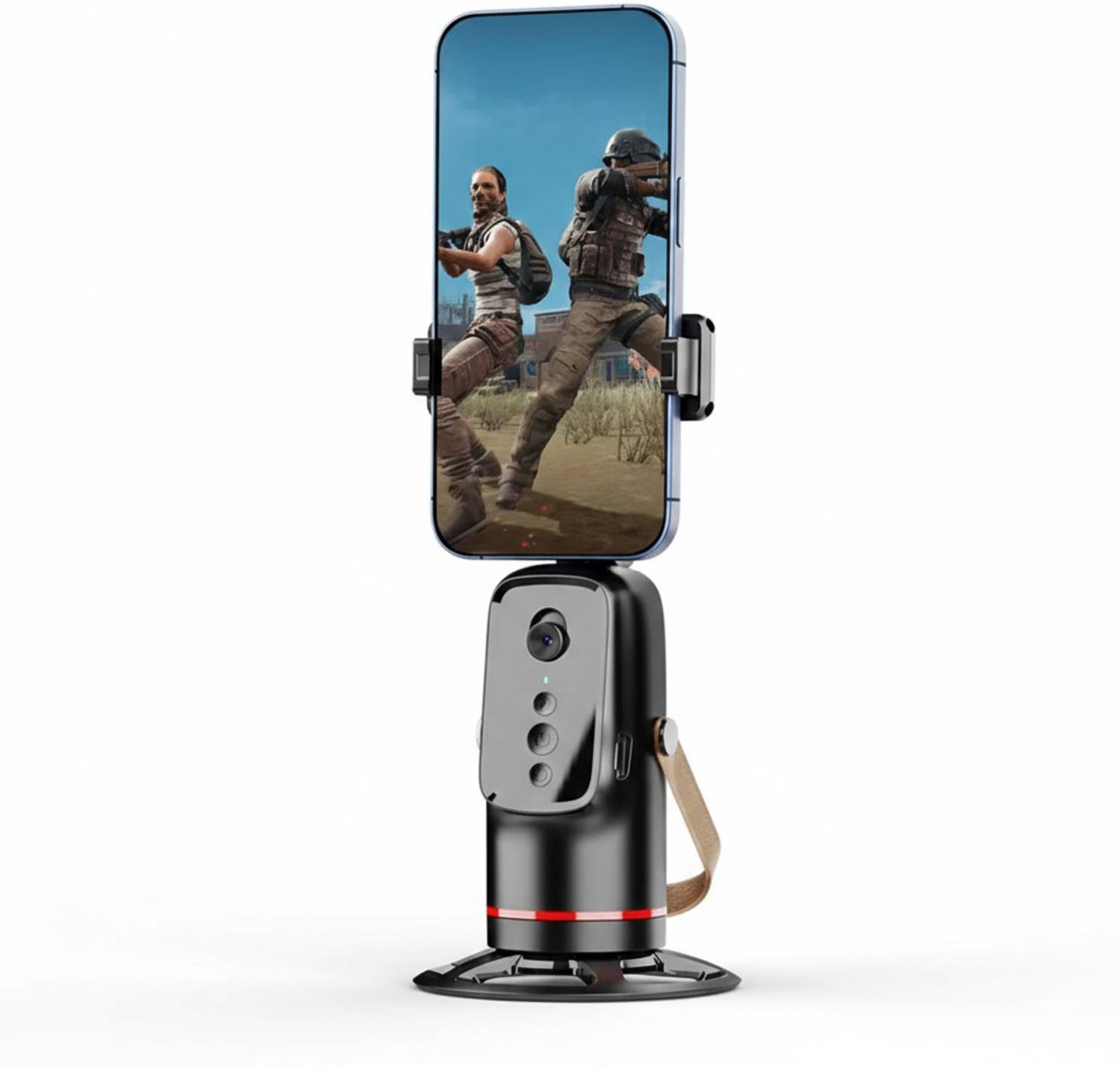 ZIRAK Auto Face Tracking Tripod Phone Holder 360°Rotation Smart Tracking Phone Holder Tripod