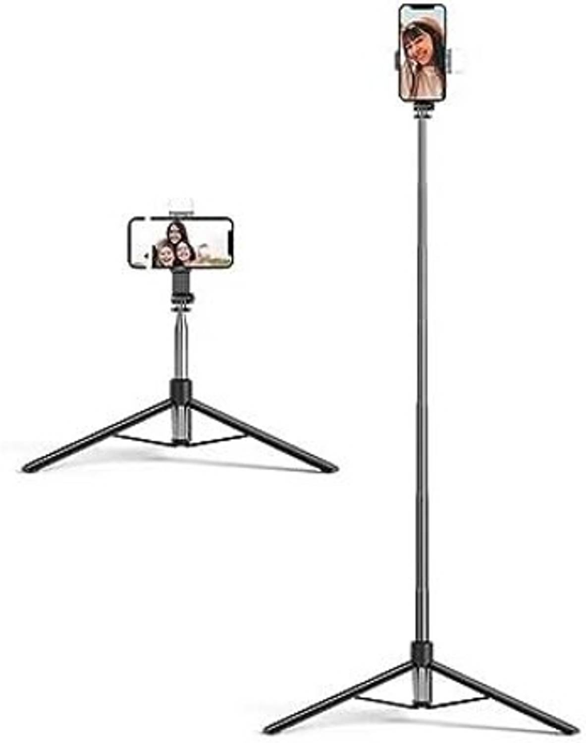 Hybite Super Long Selfie Stick 170cm, Tripod Stand with Detachable Bluetooth Remote Tripod