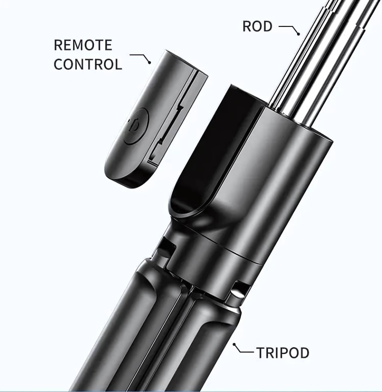 NAFA Mini Portable Foldable Tripod with Bluetooth Remote - Image 3