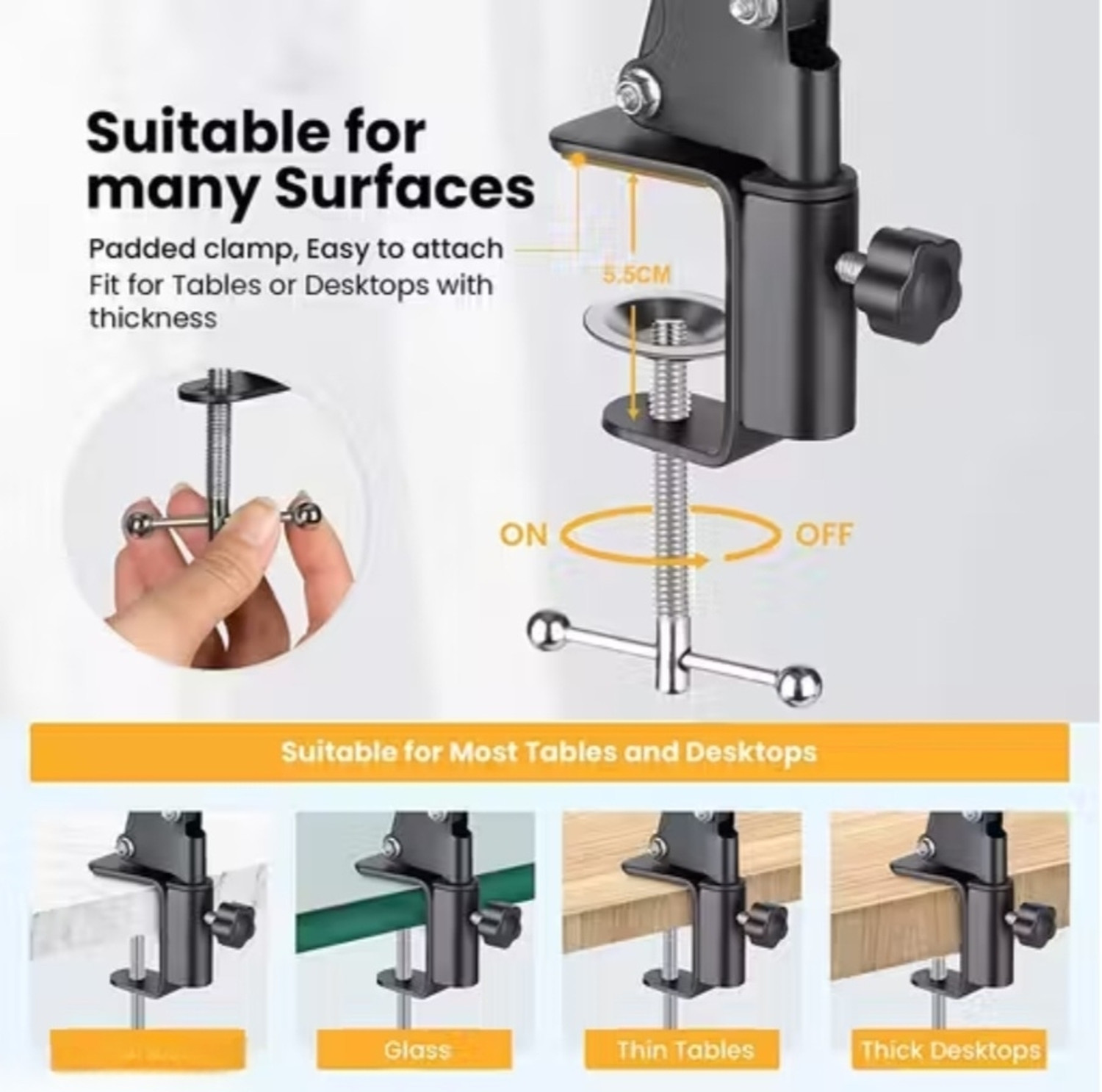 Image of ALKINE Crane360 Tripod (Black, Black, Supports Up to 1500 g)
