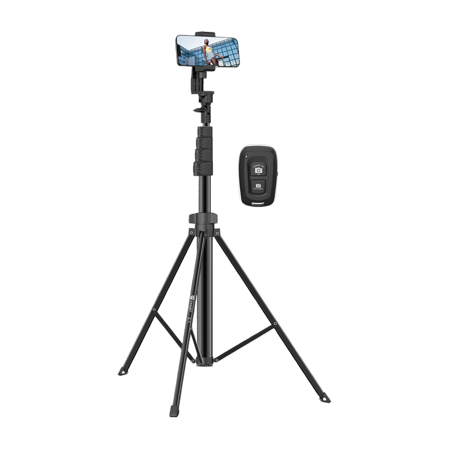 Tygot 67-Inch Aluminium Tripod with Bluetooth Remote, Stand for Camera, Mobile, Videos Tripod