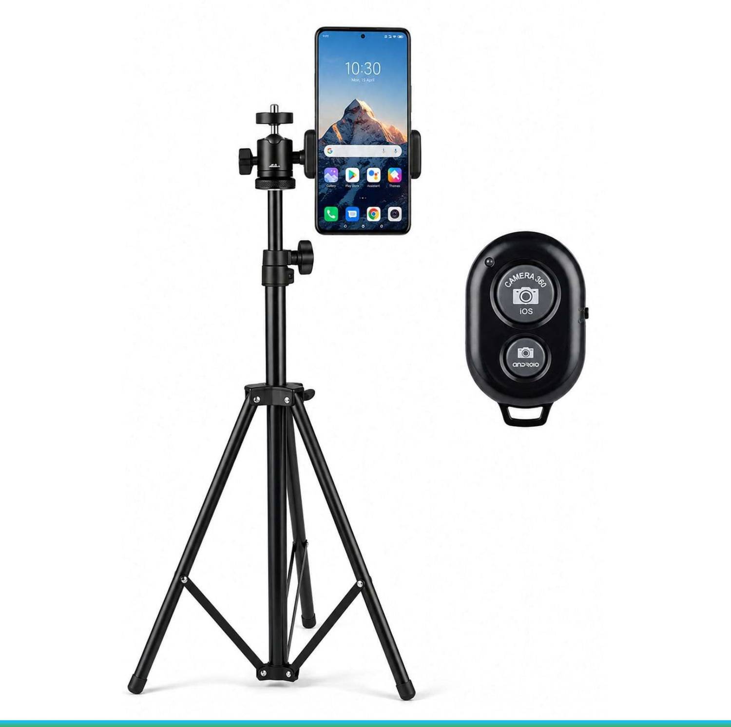 VIDZORA Adjustable Mobile Tripod Stand with Phone Holder ||BC1003 Tripod