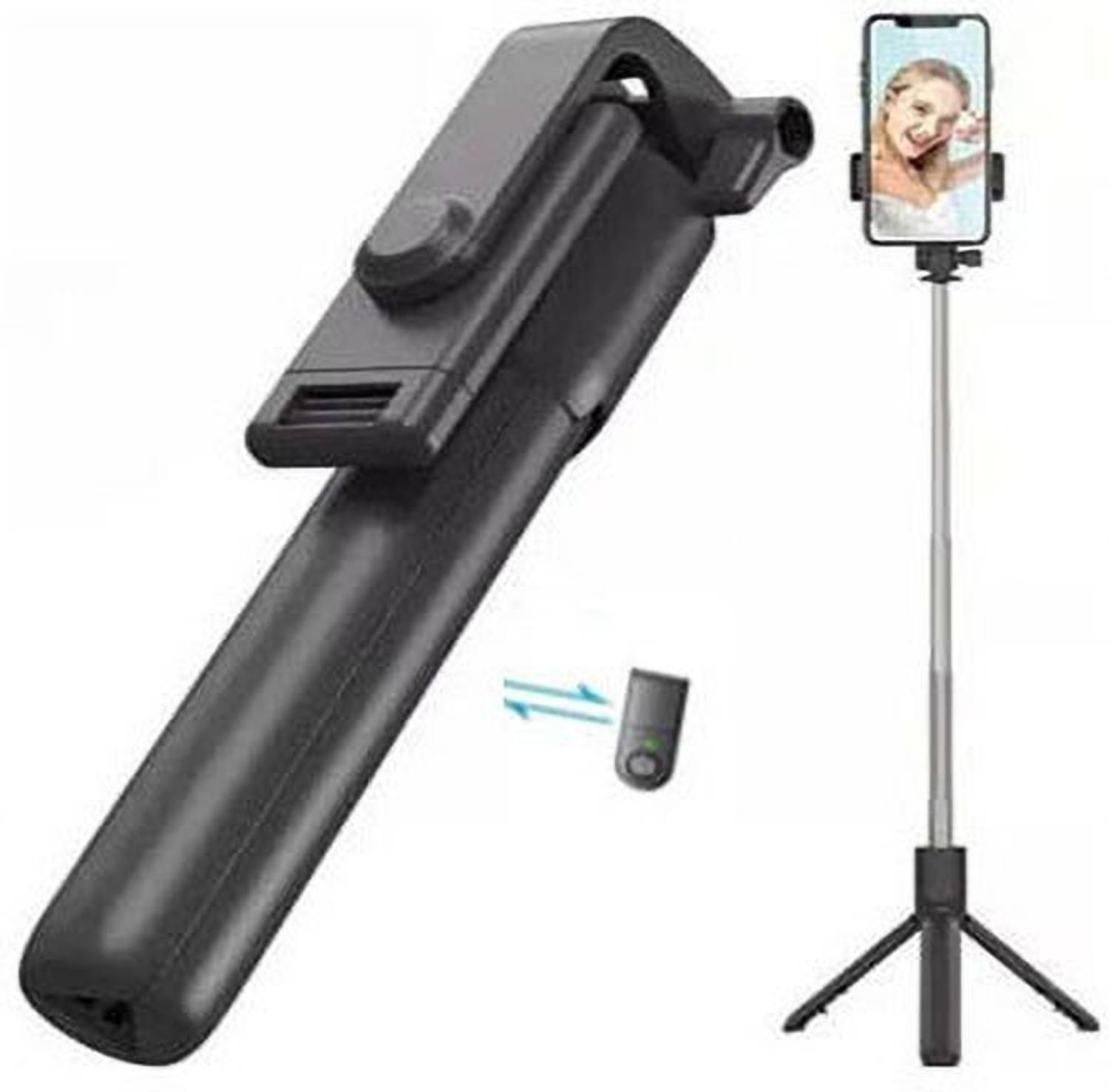 USTINE R1 Selfie Stick Wireless With Remote Adjustable For Mobile Phone SFT-74 Tripod