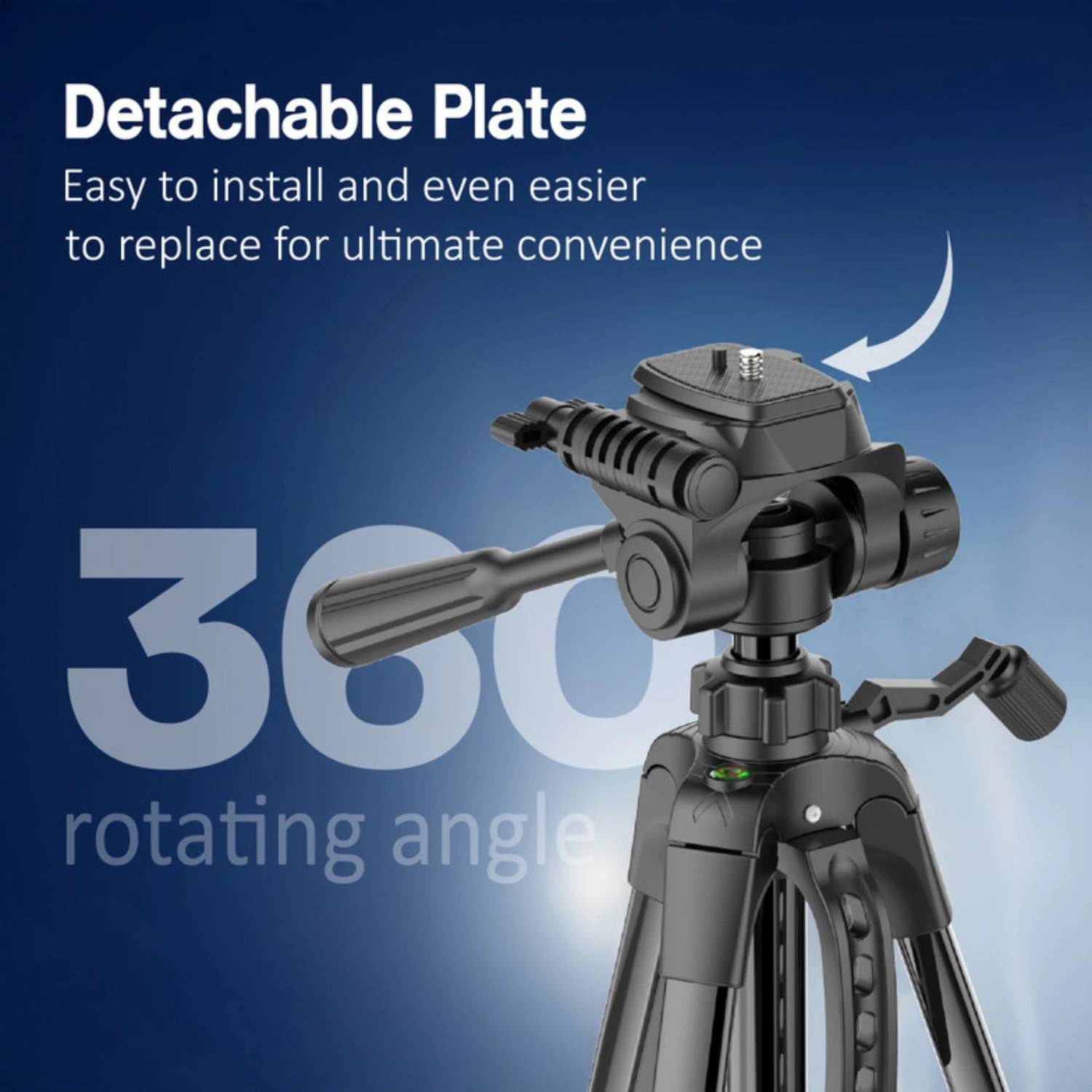 NAFA NX1 55-Inch Tripod | 3-Way Head | 1400mm Max Height | 3kg