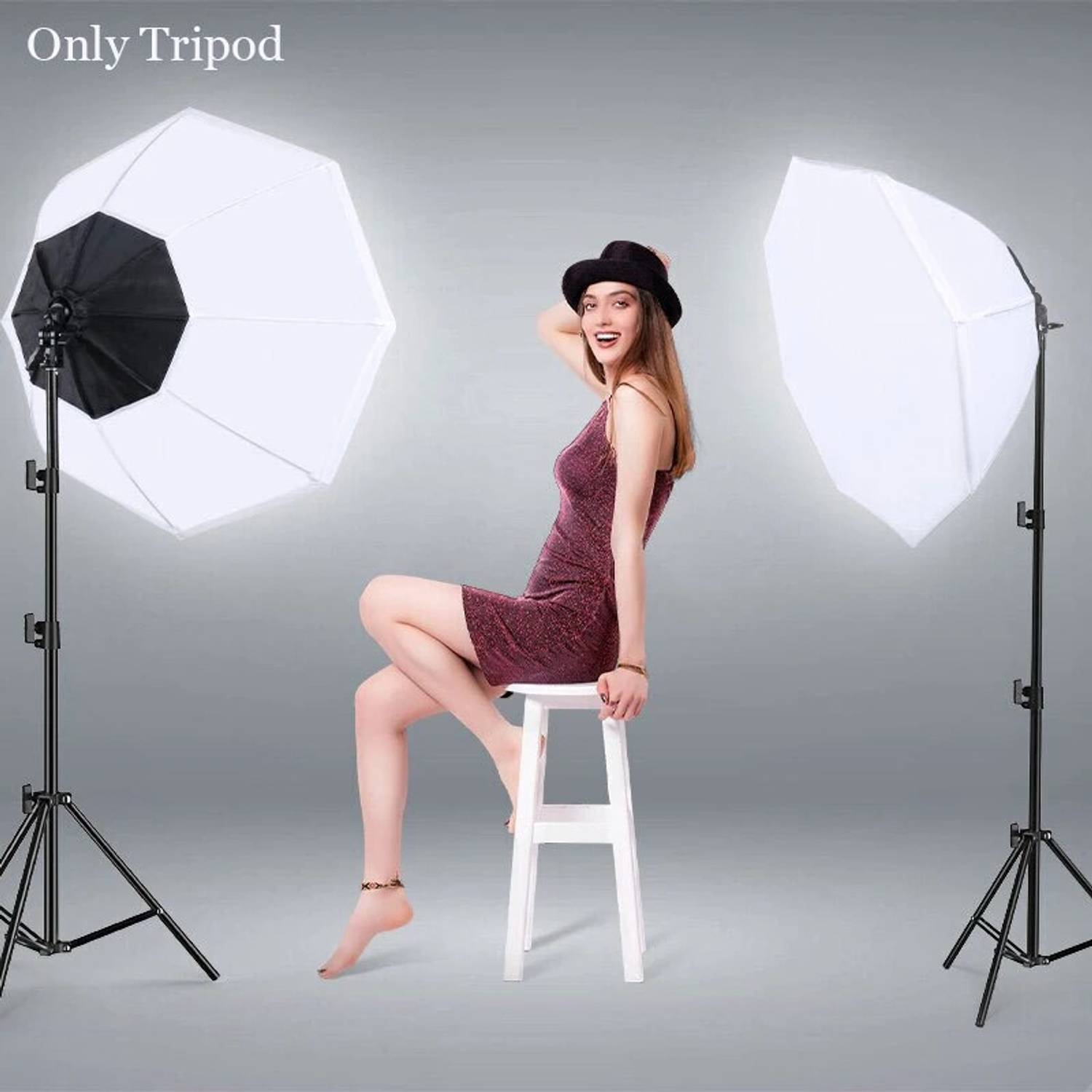 SHUDAUSHI 6.9ft Metal Mobile Tripod - Image 4