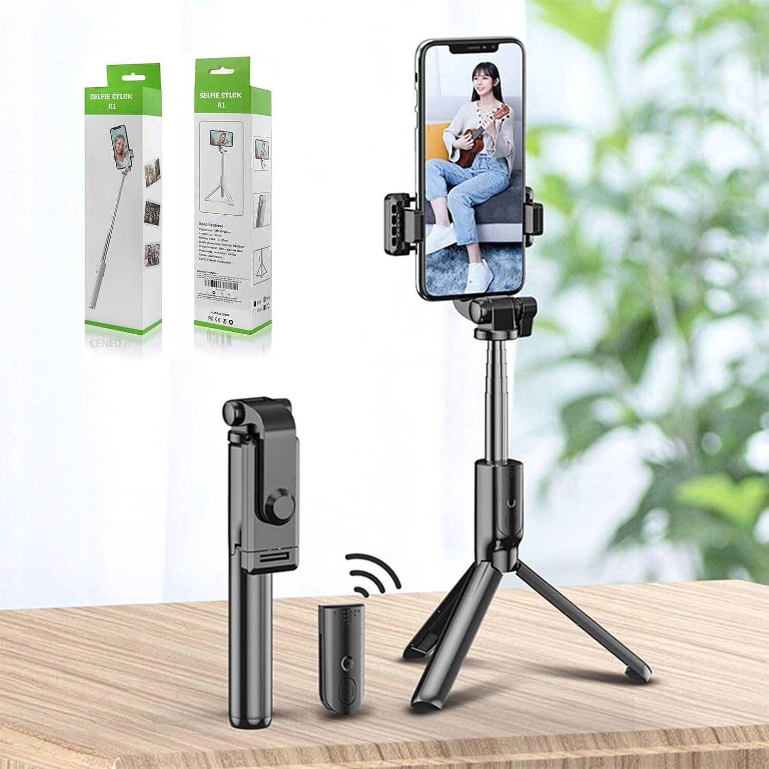 NAFA Mini Portable Foldable Tripod with Bluetooth Remote - Image 4