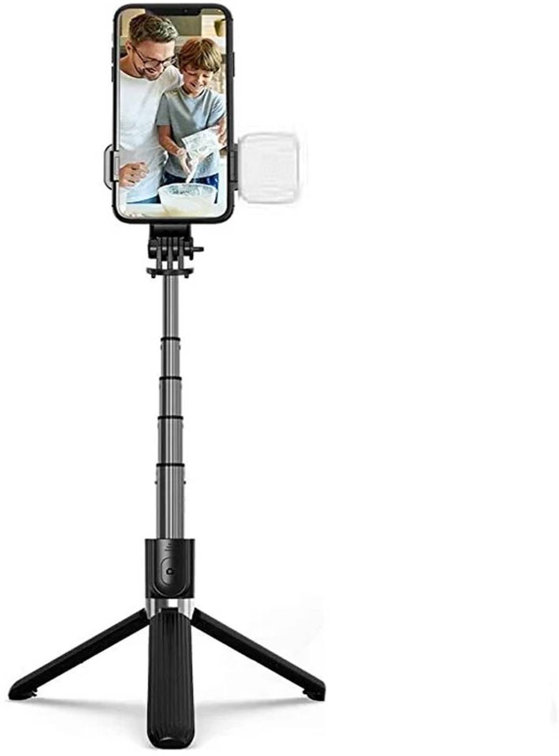 POZUB Multifunctional Desktop Live Bracket Selfie Stick Led Light Phone Stand Holder Tripod, Tripod Kit, Tripod Clamp, Monopod
