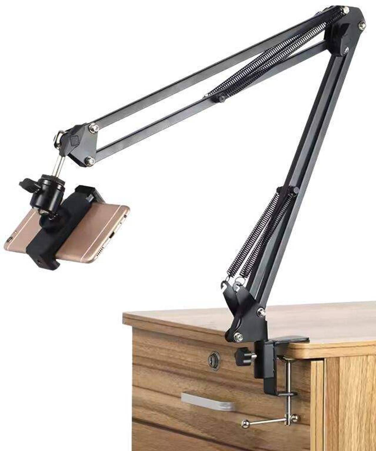 FDS Overhead Tripod Mobile, Camera Holder with 360 Rotate for Video Recording(BLACK) Tripod - FDS : Flipkart.com