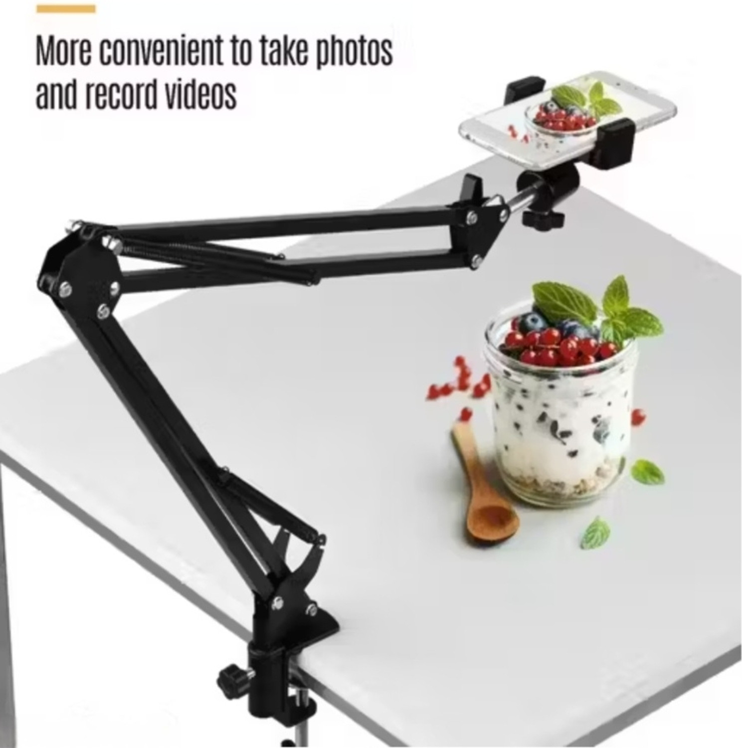 Image of ALKINE Crane360 Tripod (Black, Black, Supports Up to 1500 g)