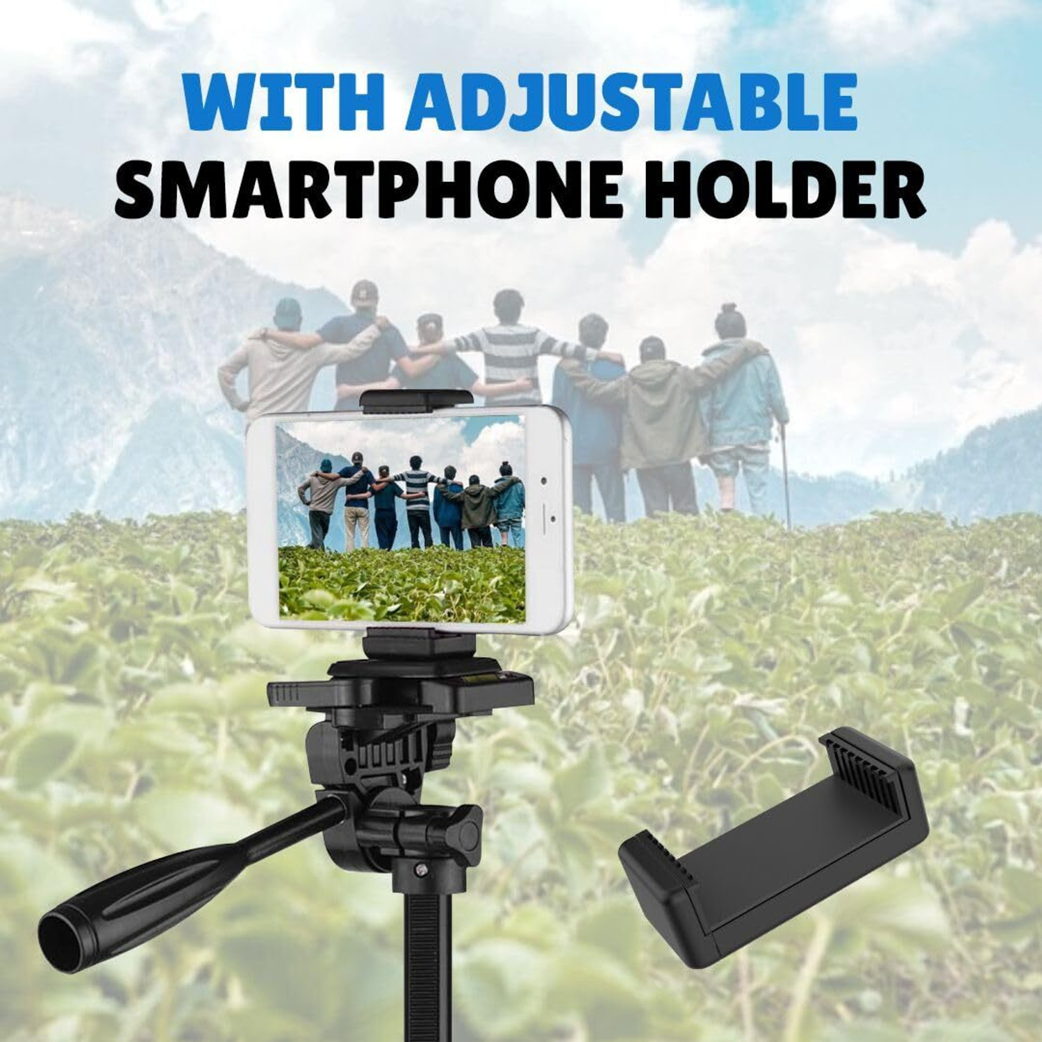 Image of Vacotta 3366 lightweight and sturdy tripod for Vlogger,Youtuber,travel,for mobile camera Tripod