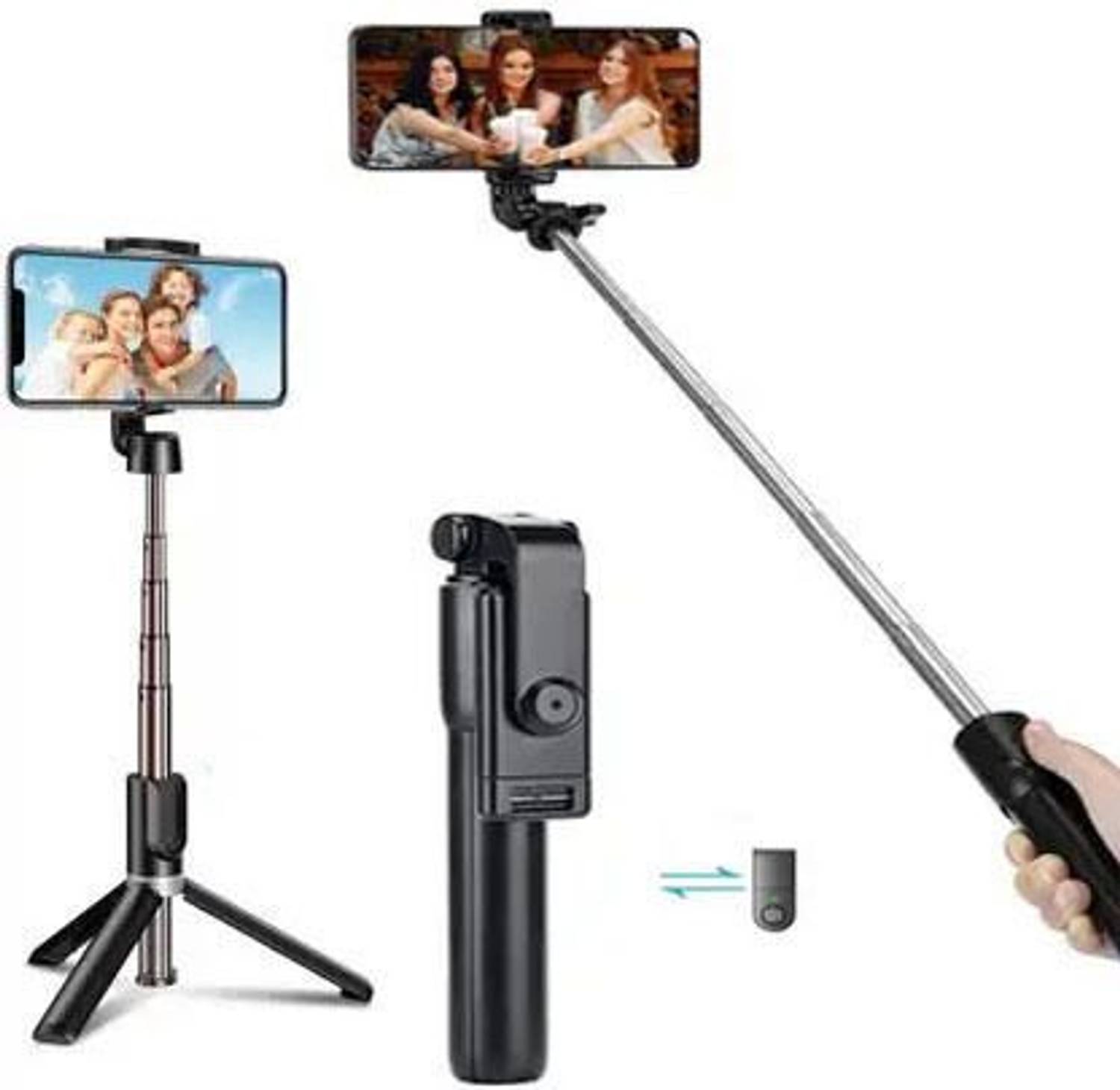 USTINE R1 Selfie Stick Wireless With Remote Adjustable For Mobile Phone SFT-141 Tripod