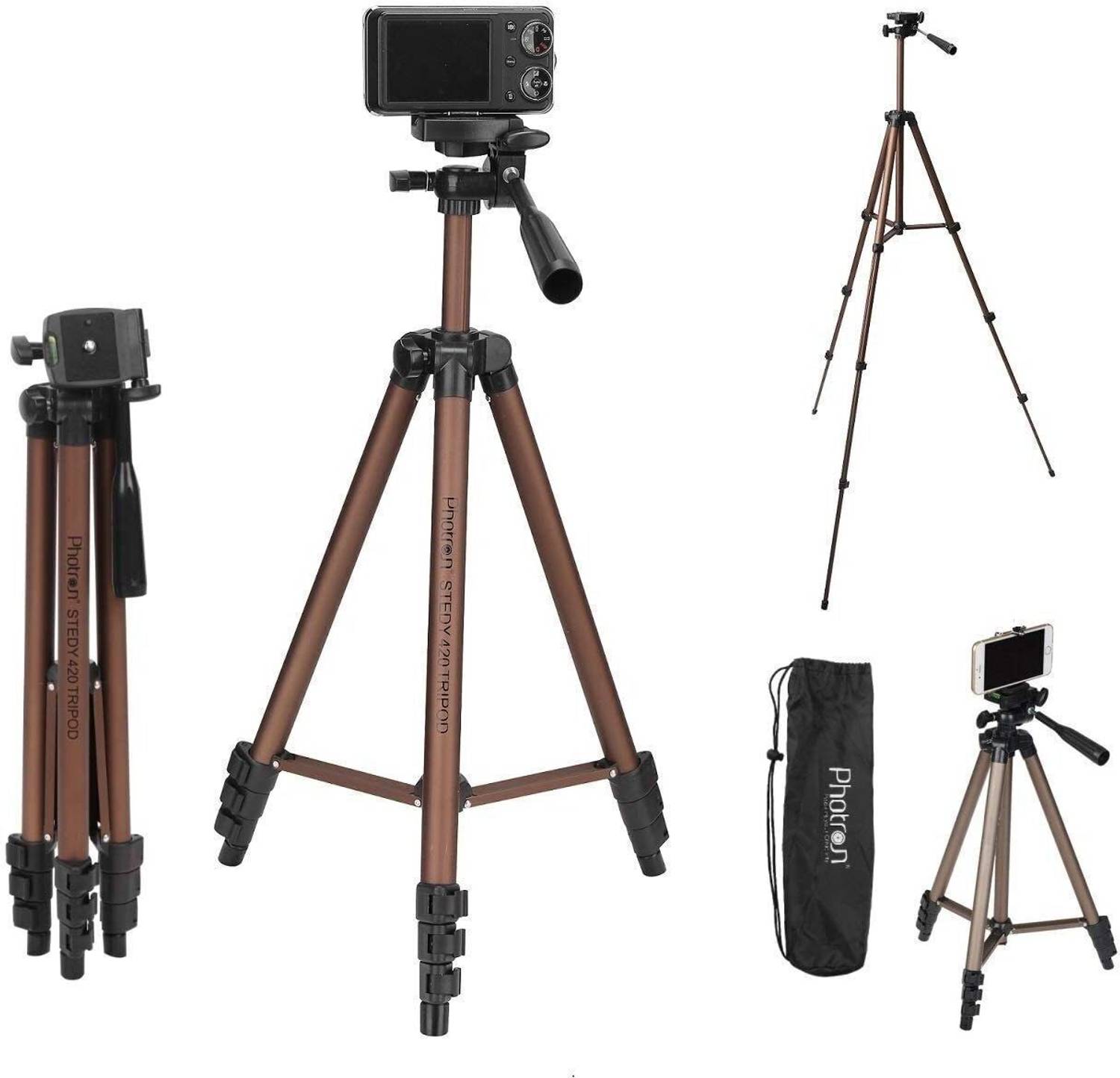 Wengonvila All in One Creator Tripod Stand 2026 Model & Home Studio Tripod Stand for Reels Tripod