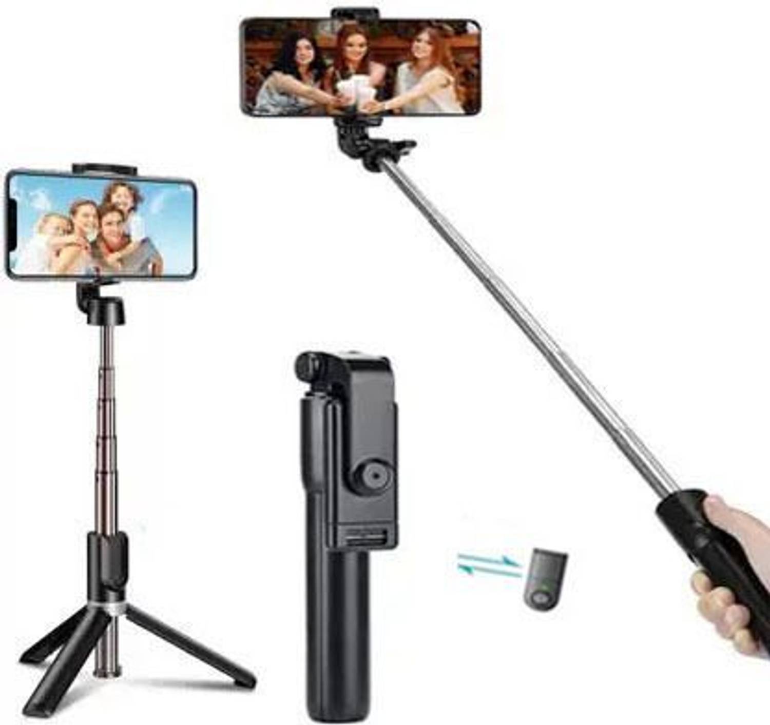 USTINE R1 Selfie Stick Wireless With Remote Adjustable For Mobile Phone SFT-23 Tripod