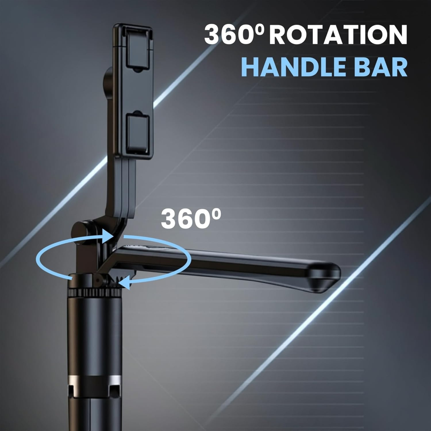 Image of Flipkart SmartBuy R16 67-Inch Tripod Stand with Bluetooth Remote, 360 Rotation, Anti-Shake Holder Tripod