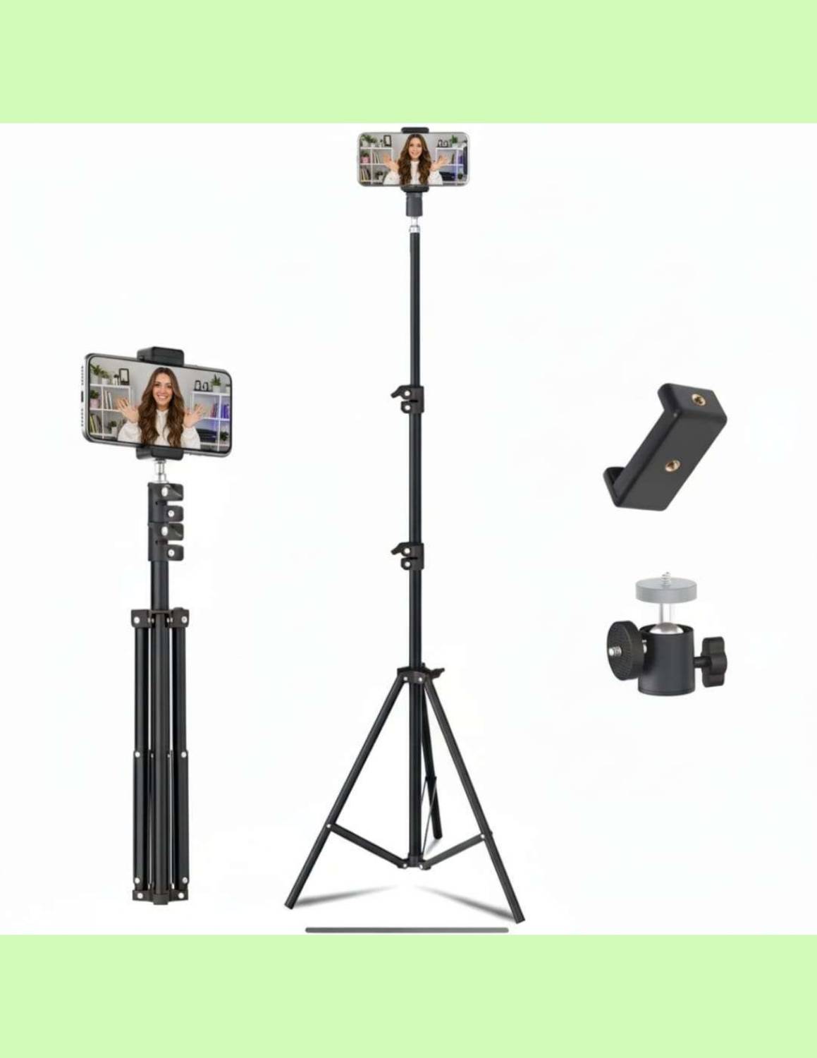 Zoomro Adjustable Mobile Tripod Stand | Foldable Camera Stand ||H10 Tripod