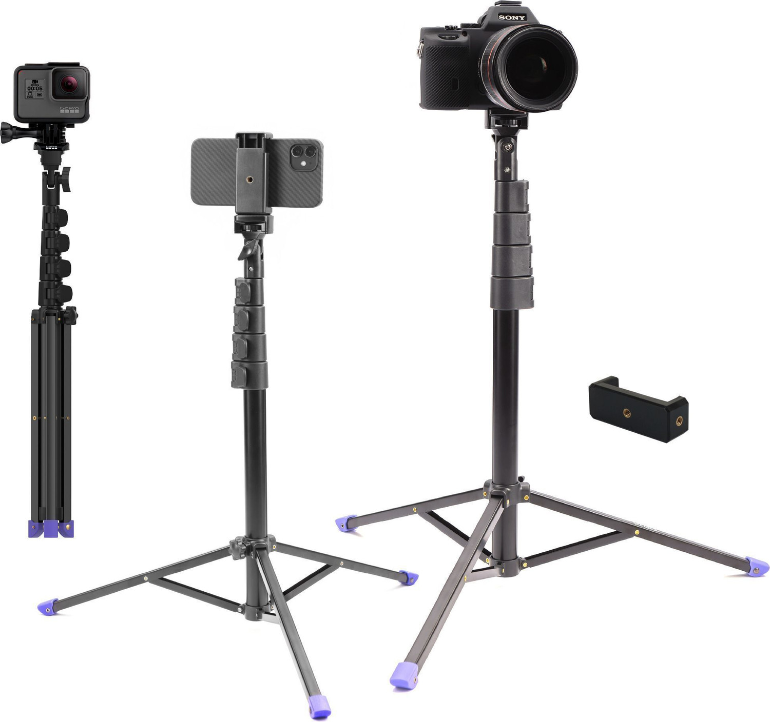 Image of Smart Selection SP-500 Tripod Stand with Mobile Phone Holder Tripod