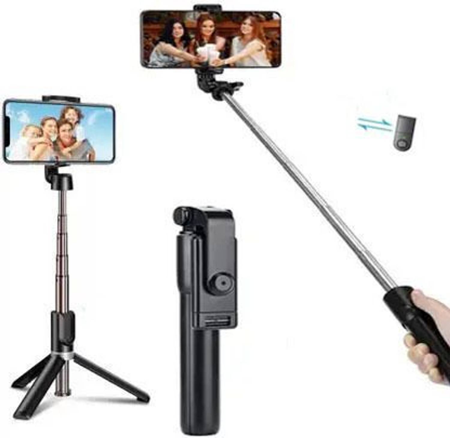 USTINE R1 Selfie Stick Wireless With Remote Adjustable For Mobile Phone SFT-120 Tripod