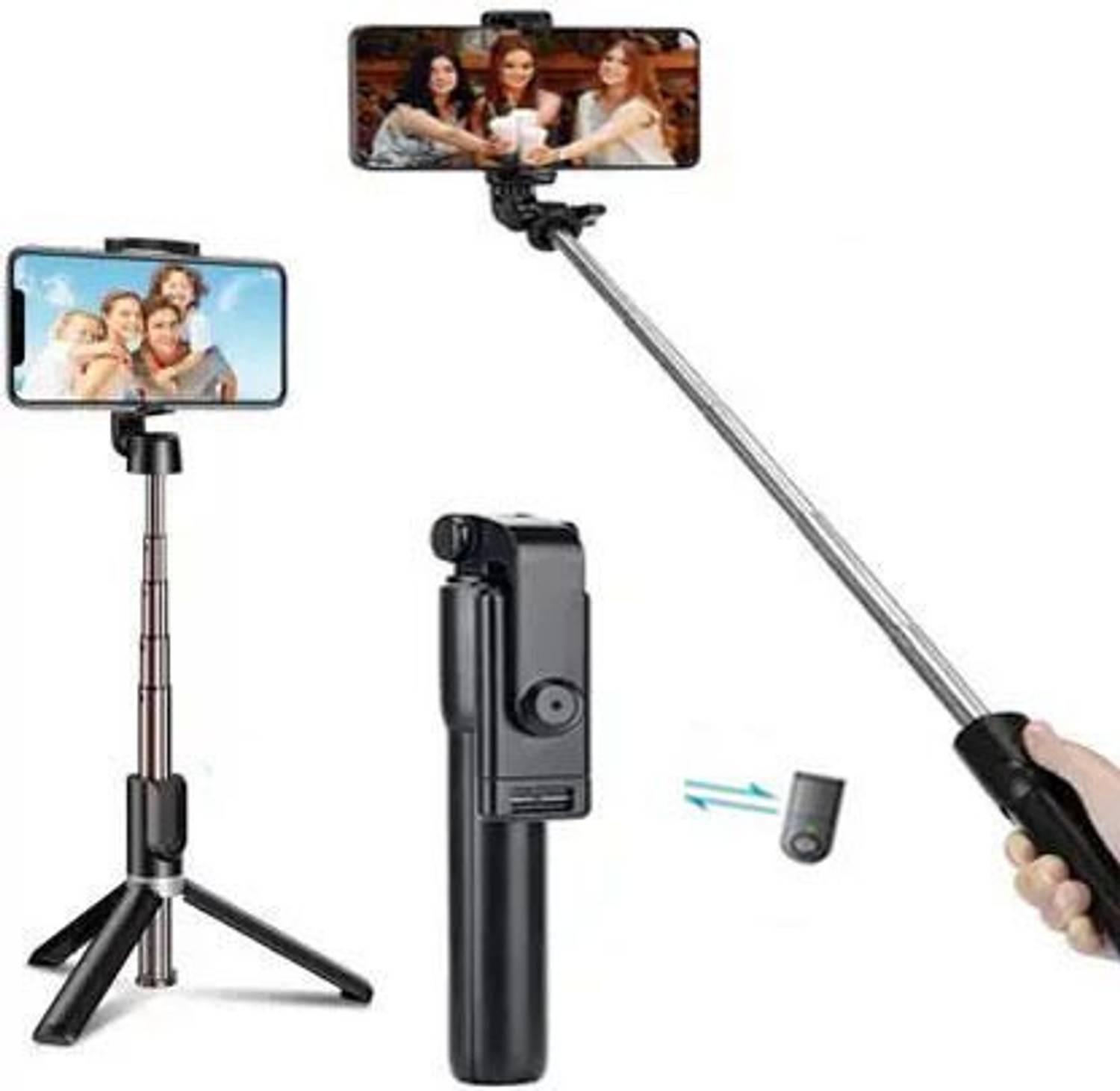 USTINE R1 Selfie Stick Wireless With Remote Adjustable For Mobile Phone SFT-18 Tripod