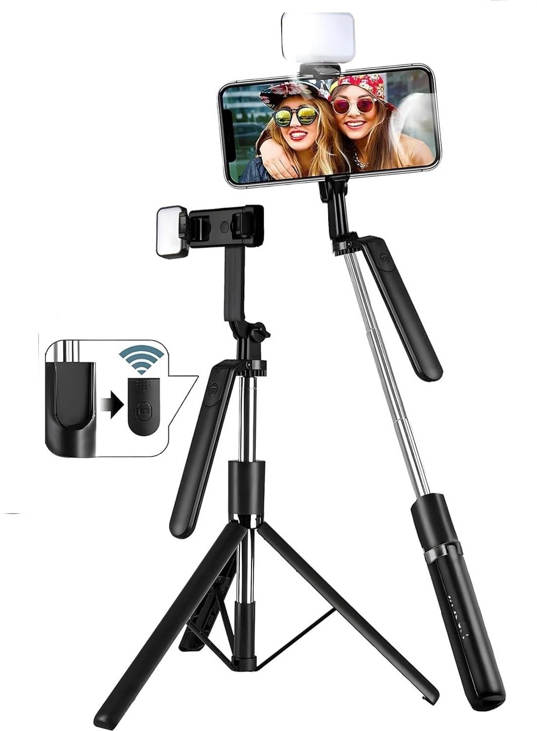 OG X NEXSA R1S-L Mobile Selfie Stick with Tripod 3 in 1 Multifunction Tripod