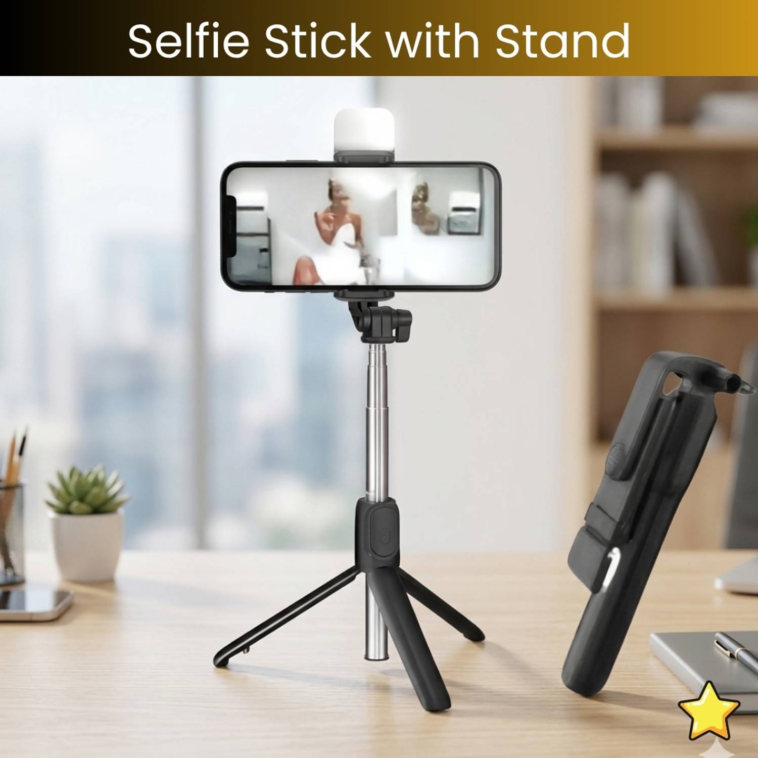 FRONY Durable Tripod for Mobile for Stable Recording and Content Creation EZ401 Tripod