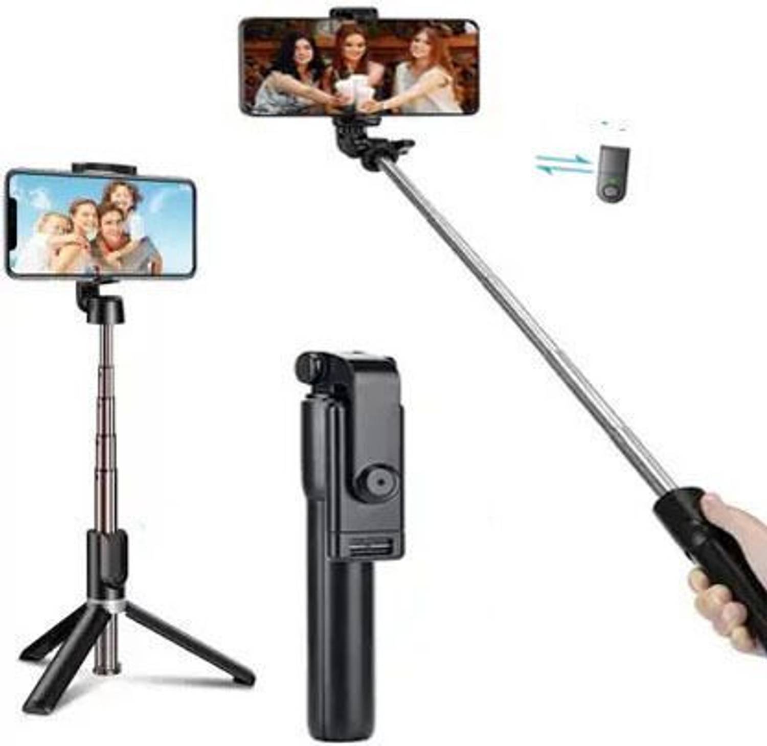 USTINE R1 Selfie Stick Wireless With Remote Adjustable For Mobile Phone SFT-127 Tripod