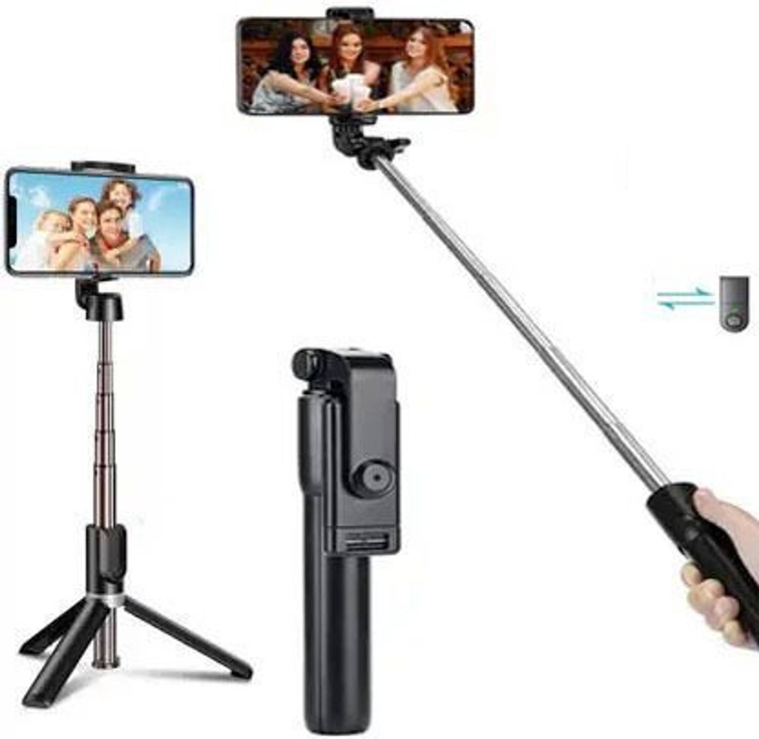 USTINE R1 Selfie Stick Wireless With Remote Adjustable For Mobile Phone SFT-142 Tripod