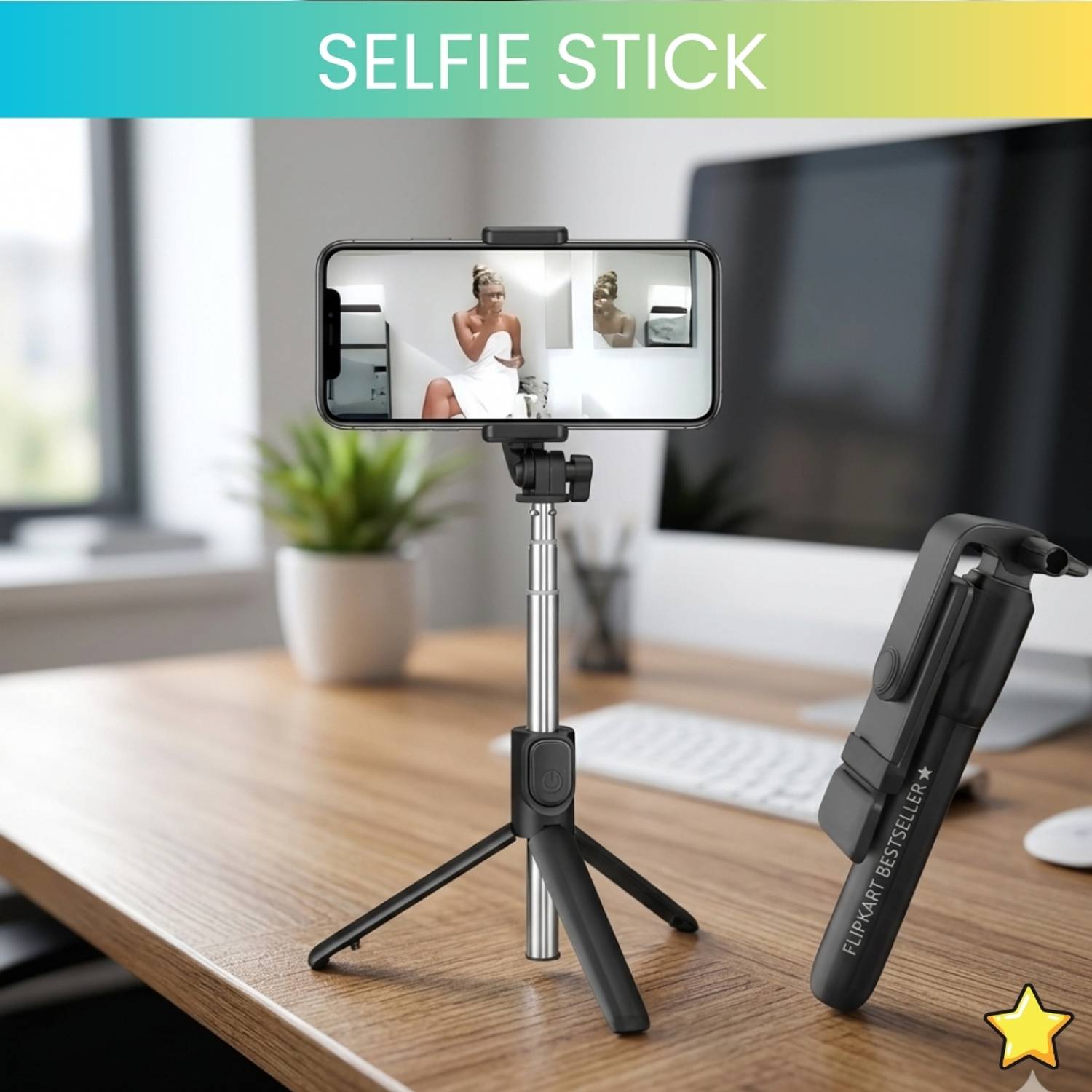 FRONY Durable Tripod for Mobile for Stable Recording and Content Creation EC238 Tripod