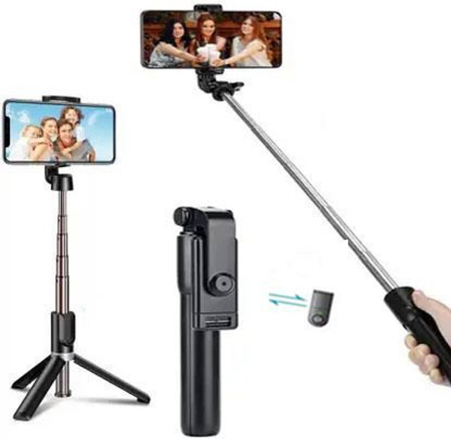USTINE R1 Selfie Stick Wireless With Remote Adjustable For Mobile Phone SFT-30 Tripod