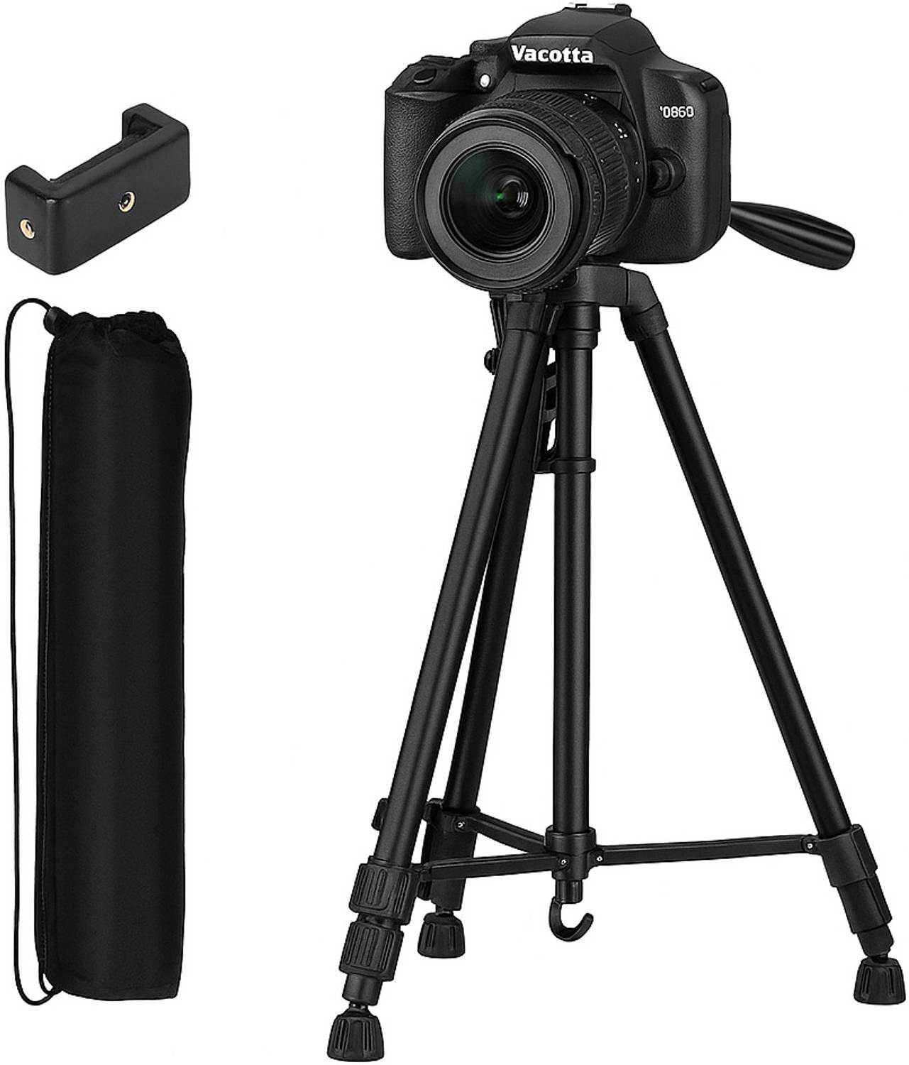 Vacotta 60-Inch Camera Tripod for YouTuber I Content Creators I Reel Maker I Top Selling Tripod