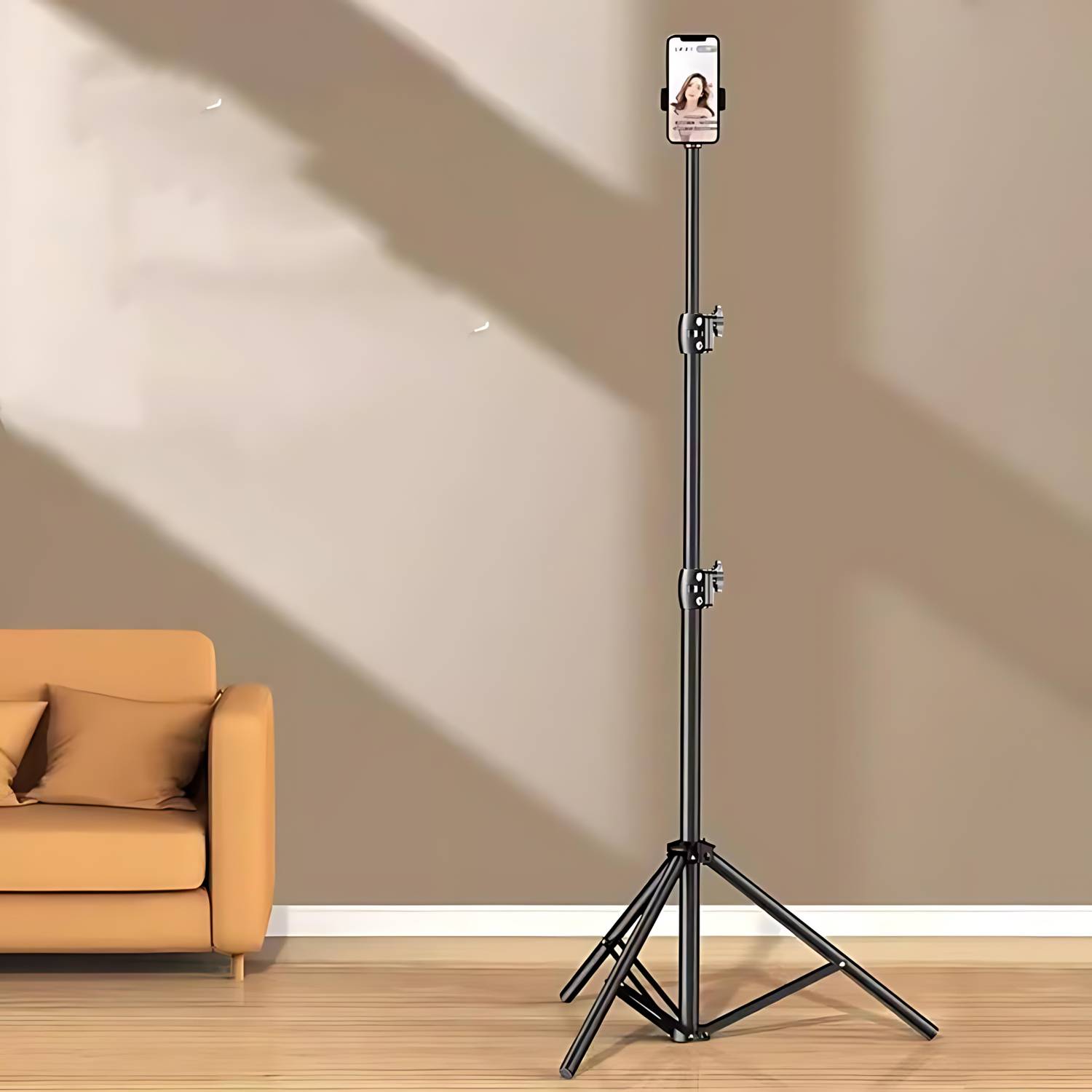 NAFA 7 Feet Tripod Stand with Clip Holder - Image 4