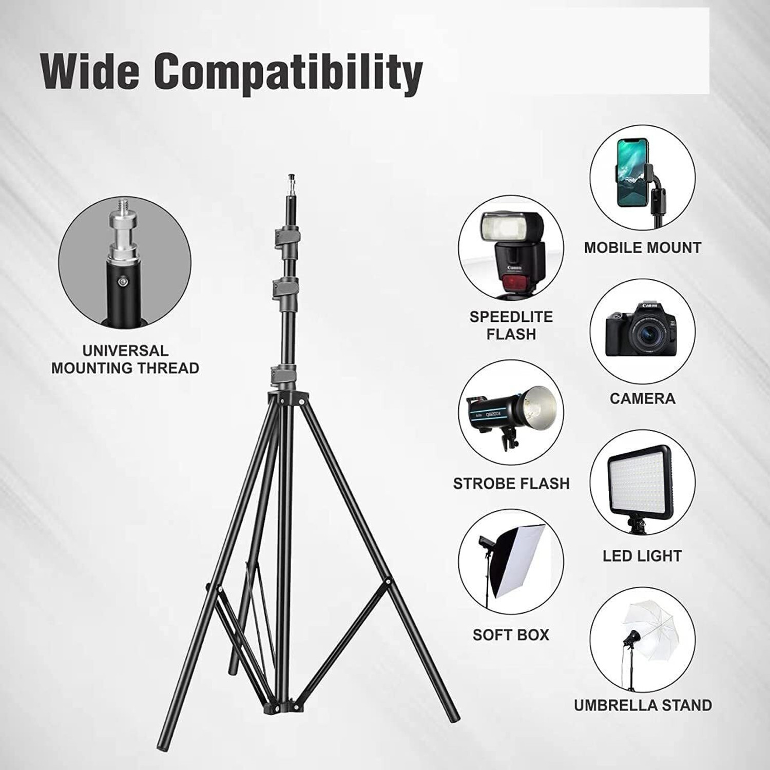 Image of Digimate Mobile|Video Camera|DSLR /SLR Camera Ring Flash