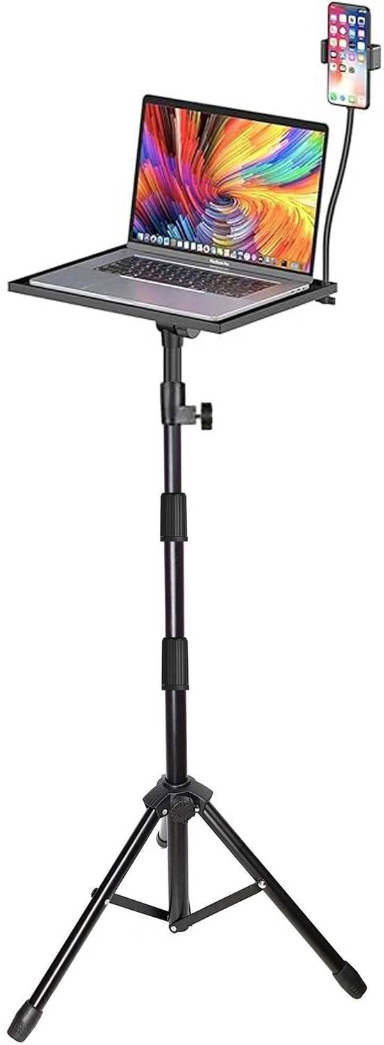 BROLAVIYA Projector Stand, Laptop / Mobile Stand with Adjustable Height Tripod