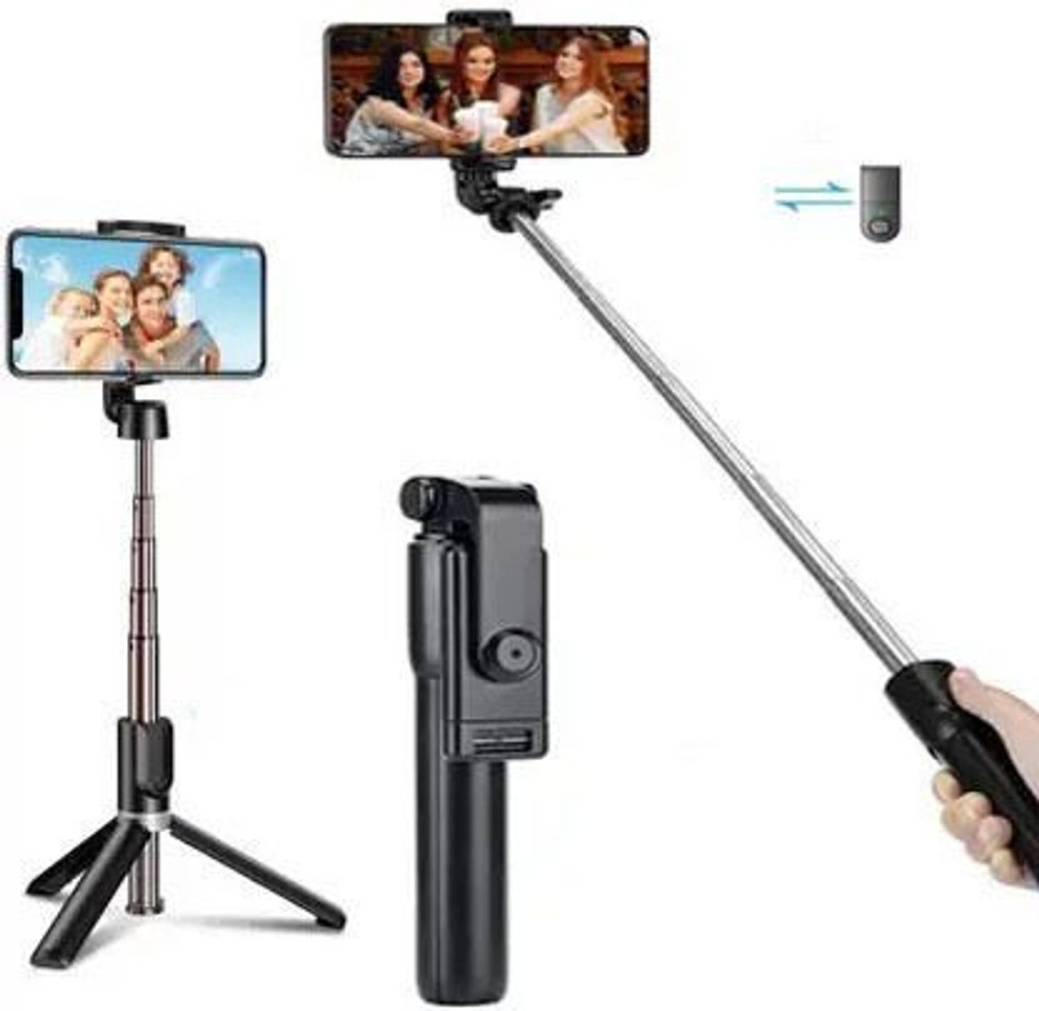 USTINE R1 Selfie Stick Wireless With Remote Adjustable For Mobile Phone SFT-147 Tripod