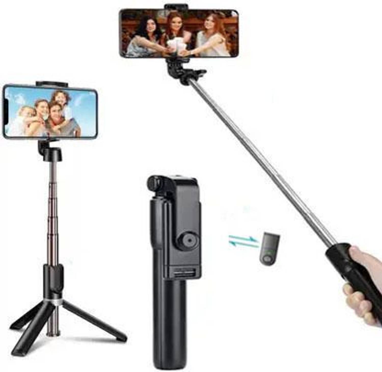 USTINE R1 Selfie Stick Wireless With Remote Adjustable For Mobile Phone SFT-104 Tripod