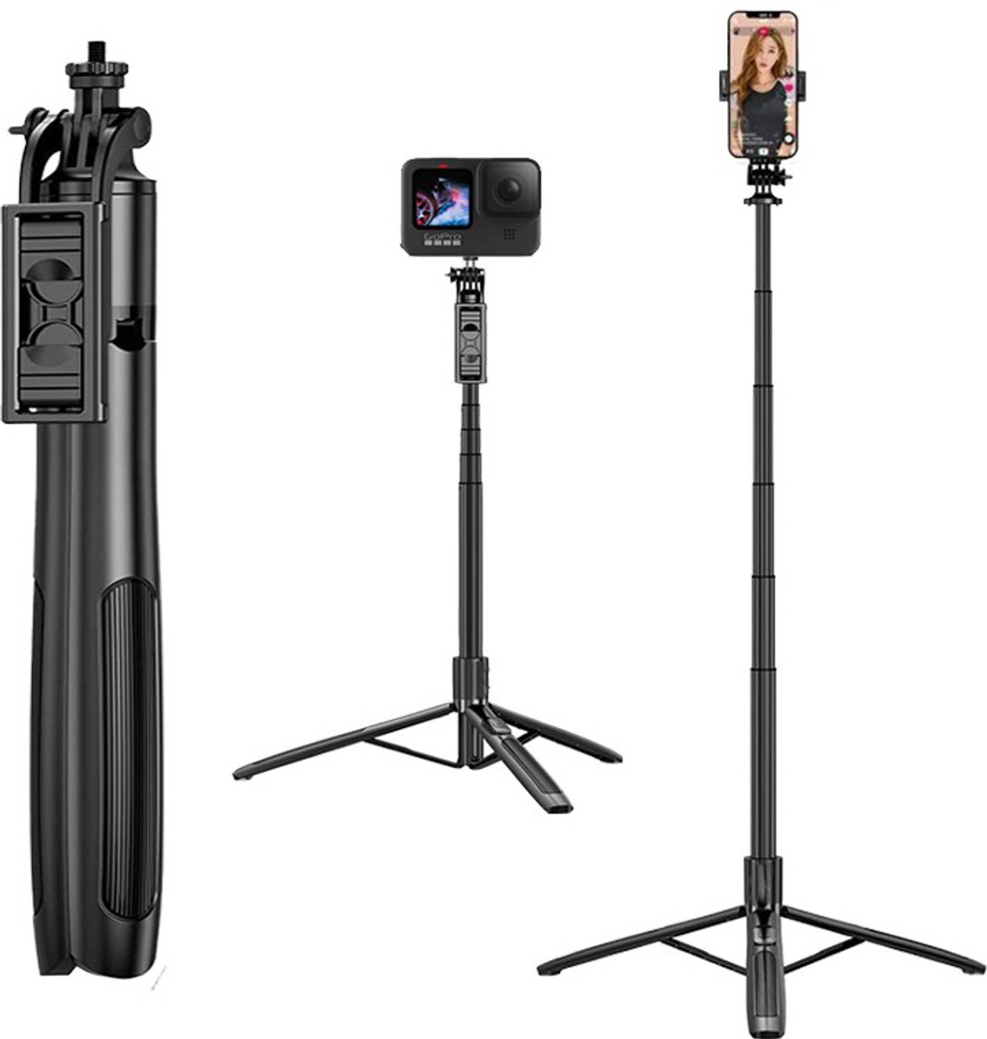GiftMax Q05 Selfie Stick Tripod Tripod