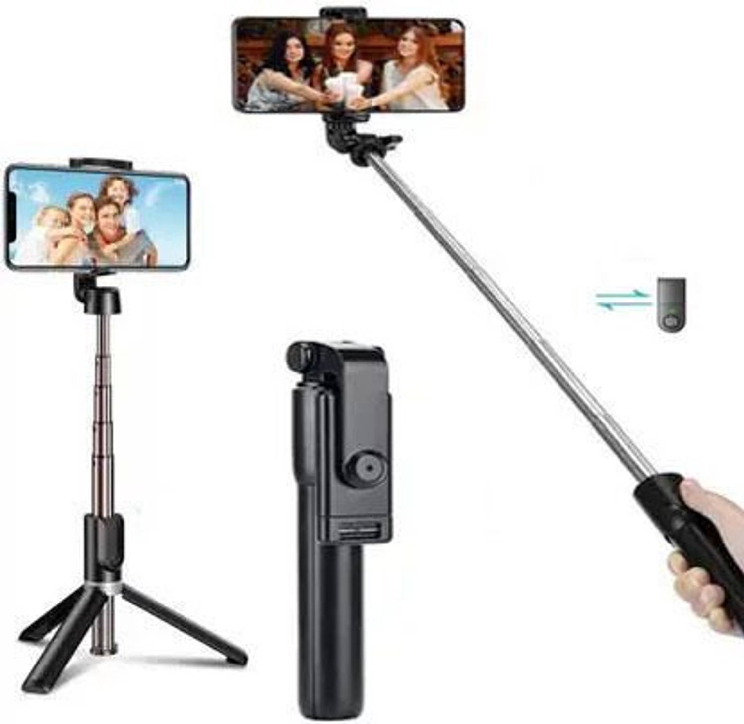 USTINE R1 Selfie Stick Wireless With Remote Adjustable For Mobile Phone SFT-143 Tripod