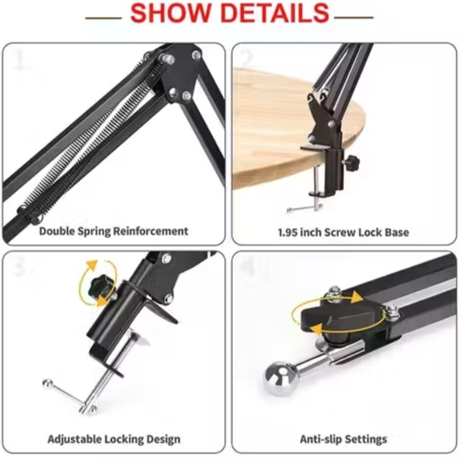 Image of ALKINE Crane360 Tripod (Black, Black, Supports Up to 1500 g)