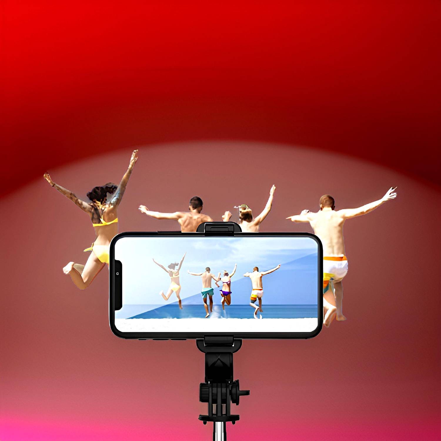 Clairbell Adjustable (Tripod) and (Selfie Stick) with Bluetooth Connectivity JY95 Tripod