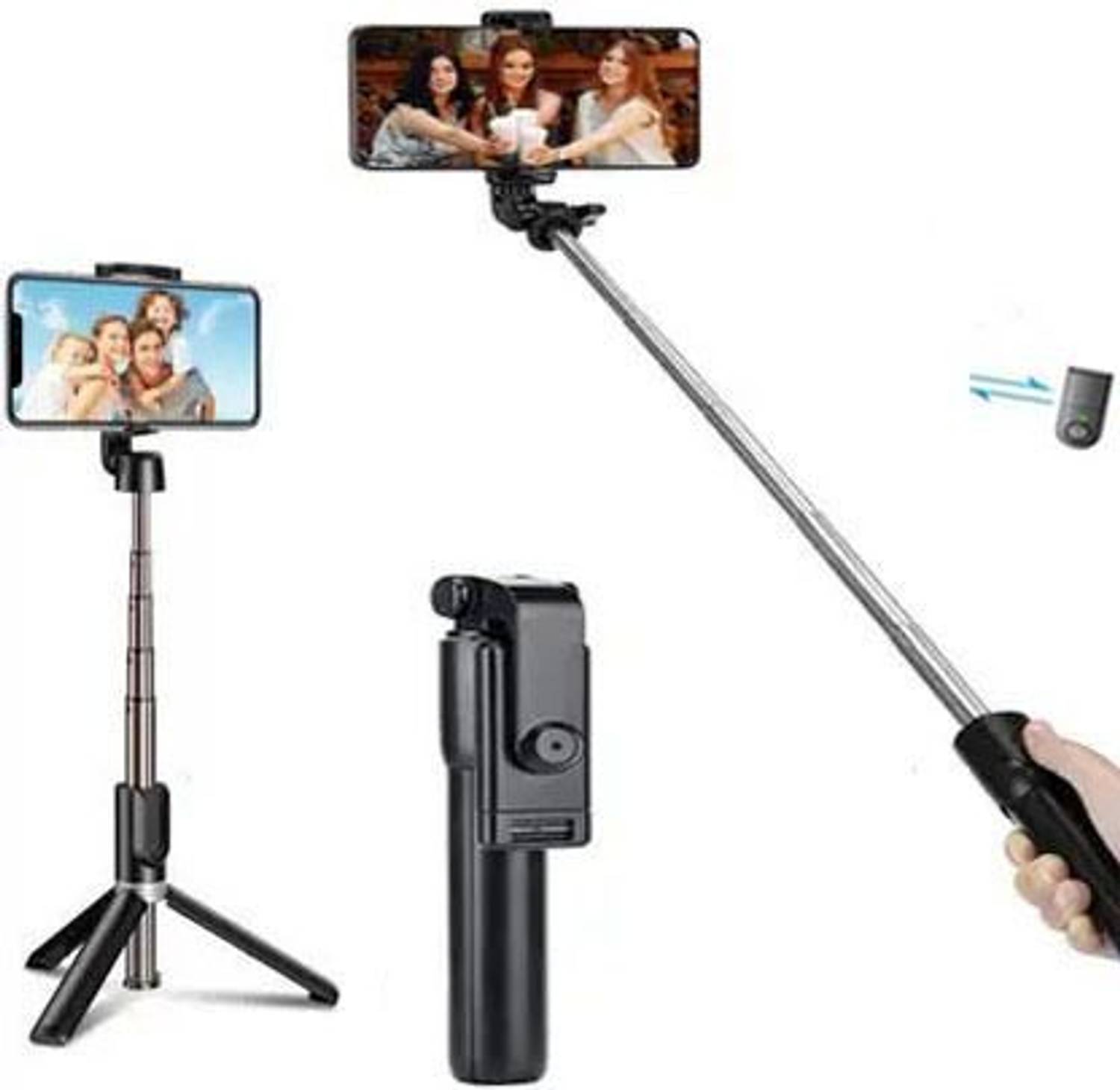 USTINE R1 Selfie Stick Wireless With Remote Adjustable For Mobile Phone SFT-01 Tripod