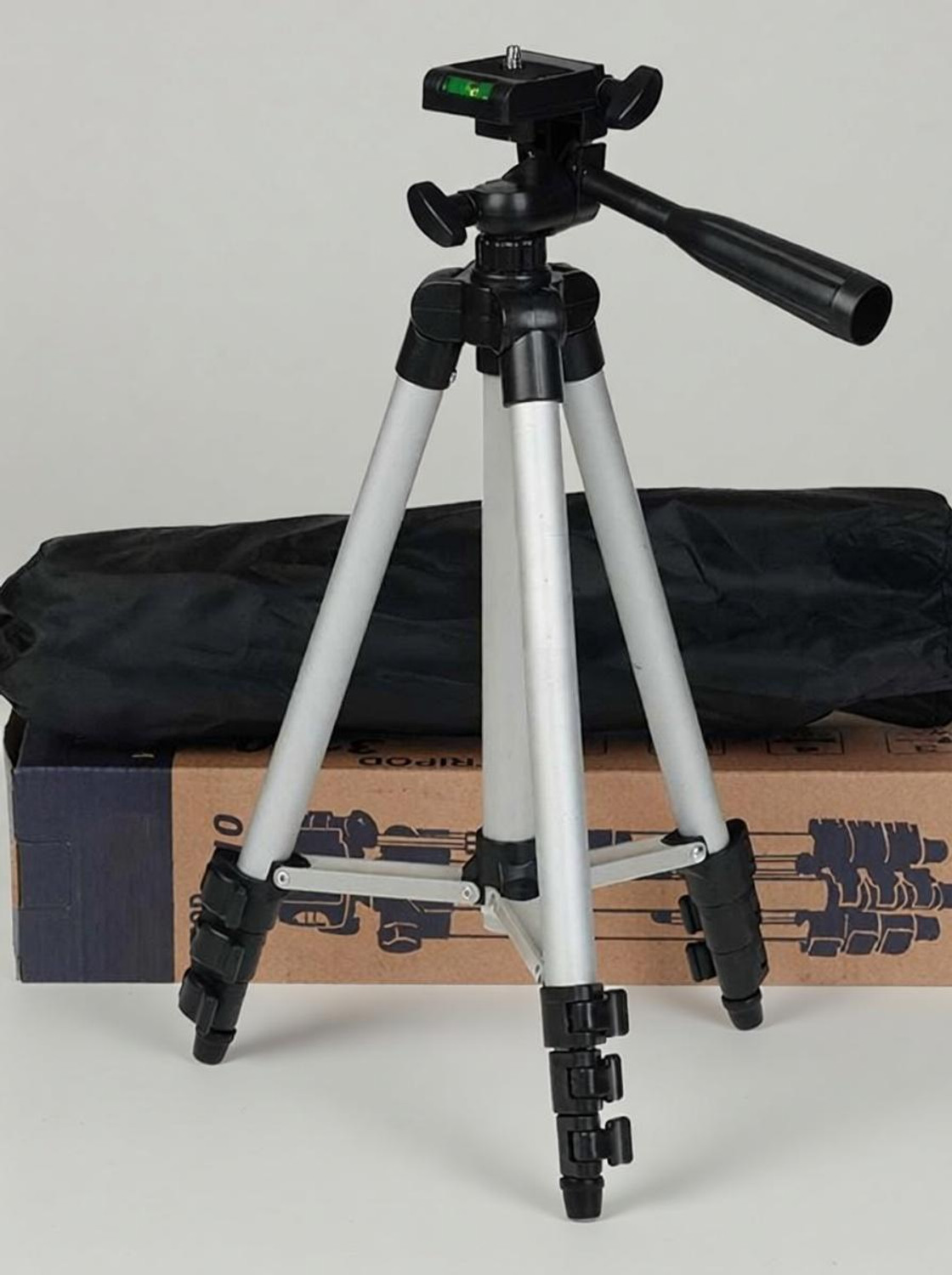 Image of GVJ TRADERS Mini Portable Adjustable Lightweight Aluminum Tripod Tripod Kit