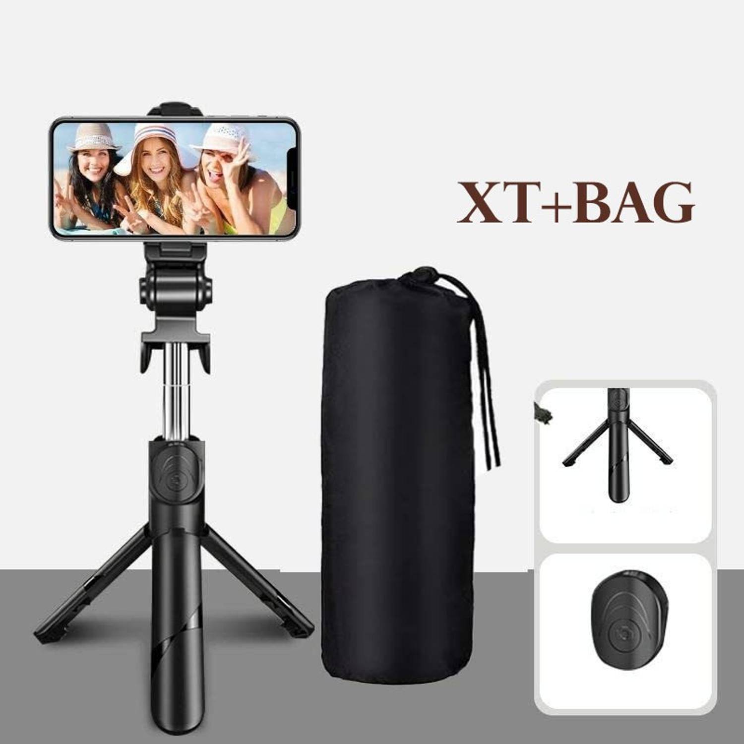 BOPUD Selfie Stick And Stand With free carry Monopods Phone Holder Single Gimbals Tripod, Monopod, Monopod Kit, Tripod Kit