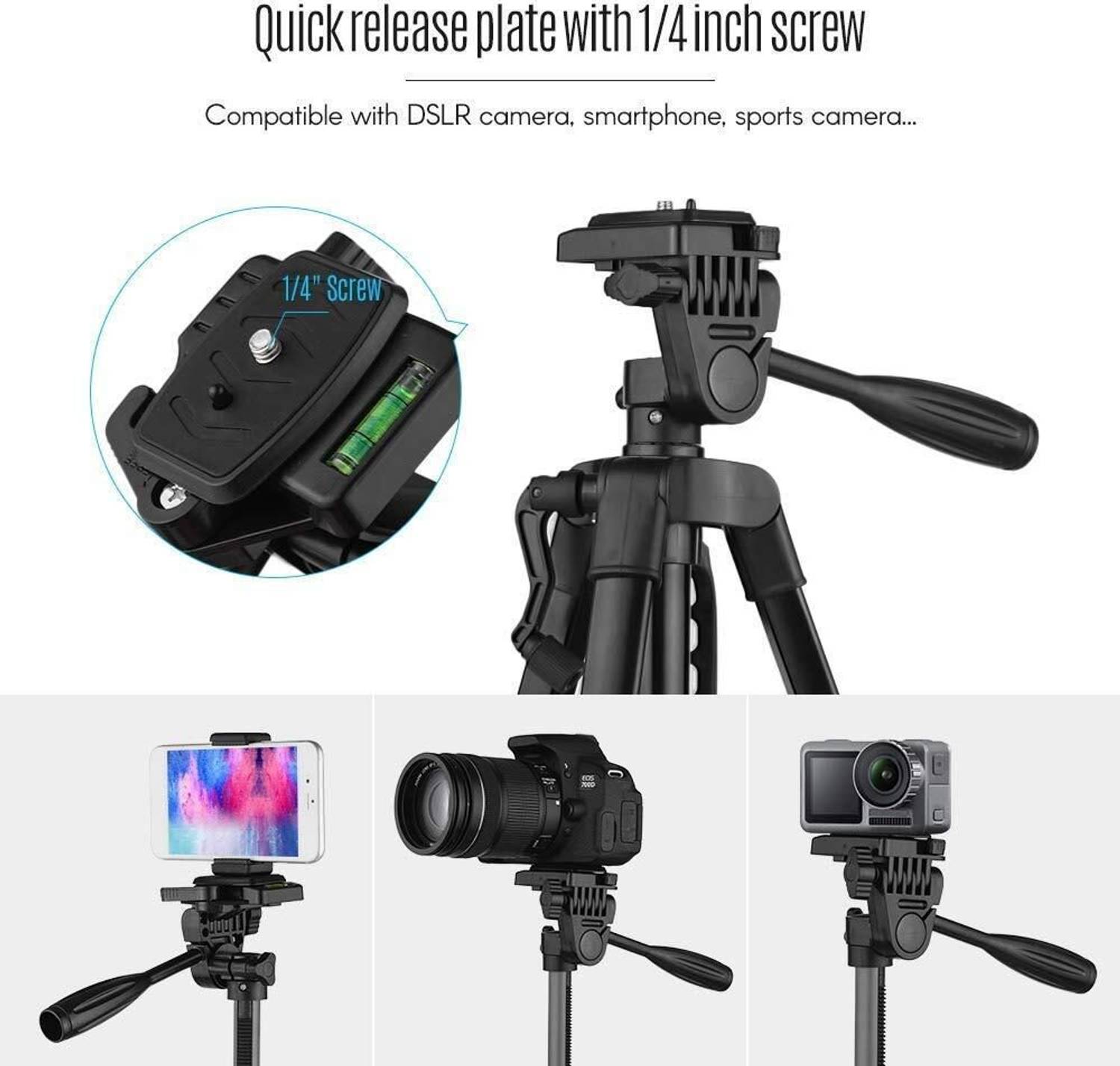 Flipkart SmartBuy 3366 55-Inch Tripod - Image 5