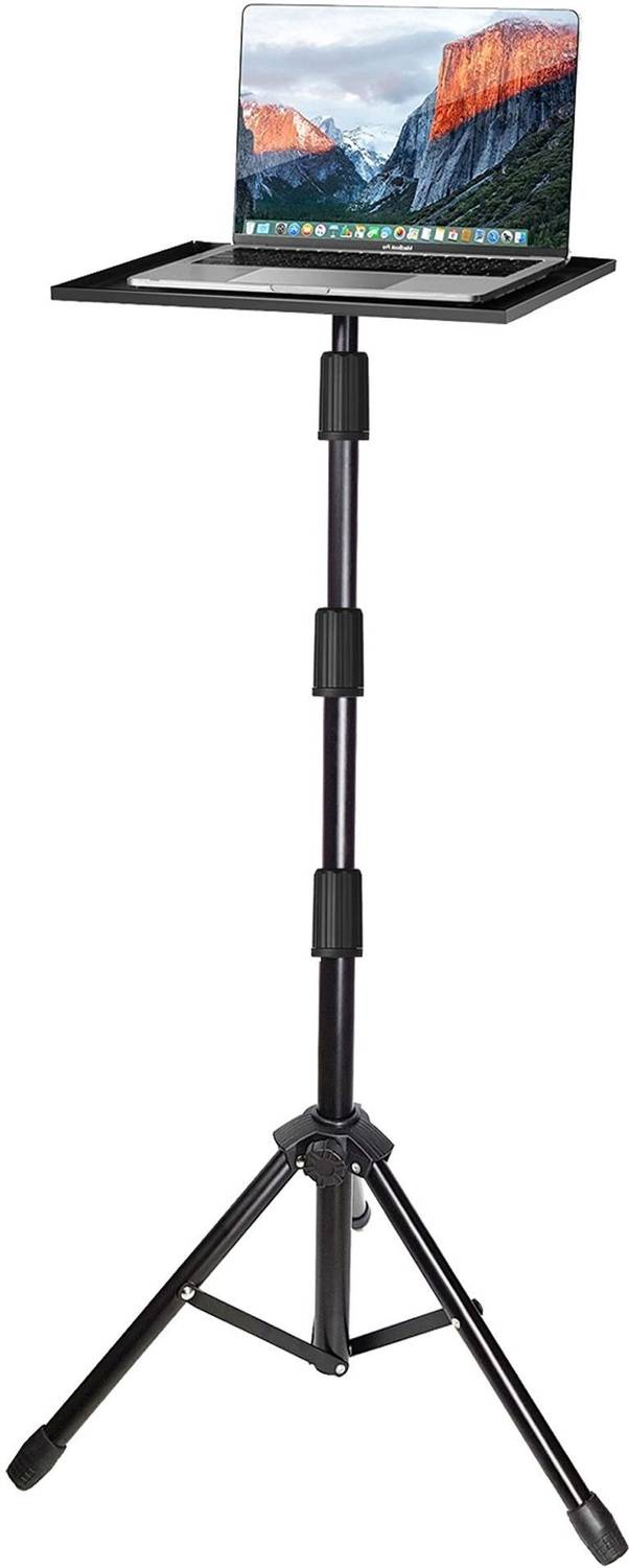 BROLAVIYA Projector Stand Universal Adjustable Metal Mount Laptop Tablet with Tripod