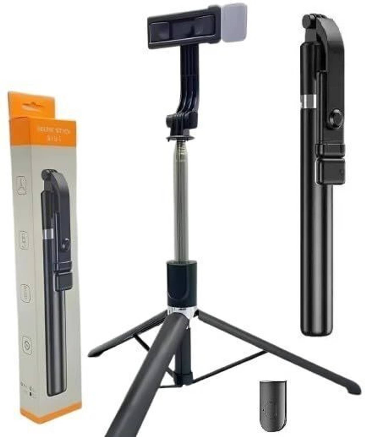 Zafar R1SL Foldable Lightweight Selfie Stick Tripod for Smartphones and GoPro Tripod