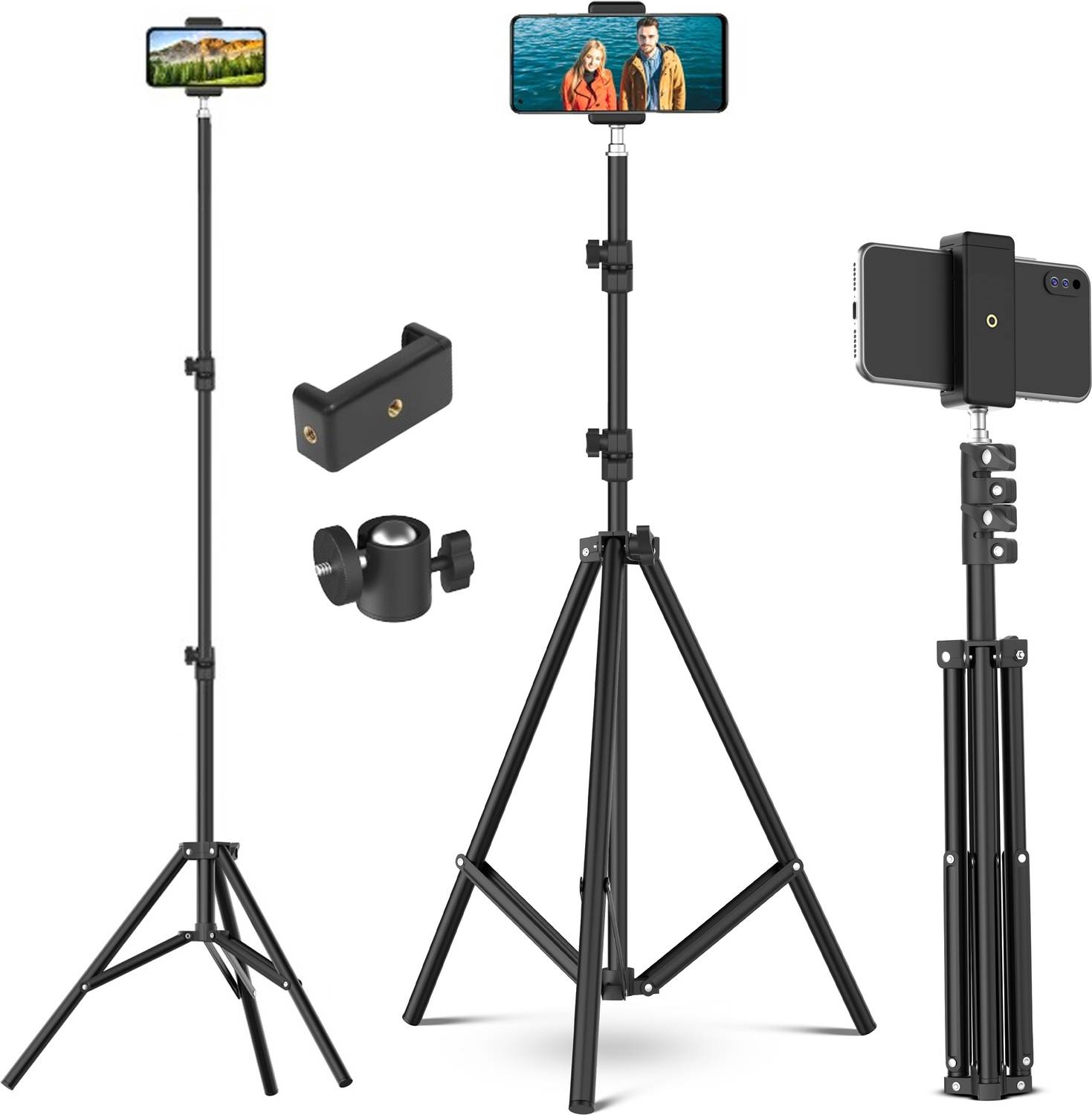 Tygot 7 Feet Aluminum Alloy Studio Light Stand with Mobile Holder