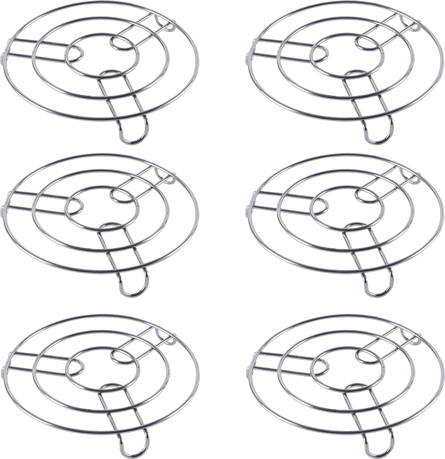 Image of KUBER INDUSTRIES 105KM039244 Chrome Plating Trivet