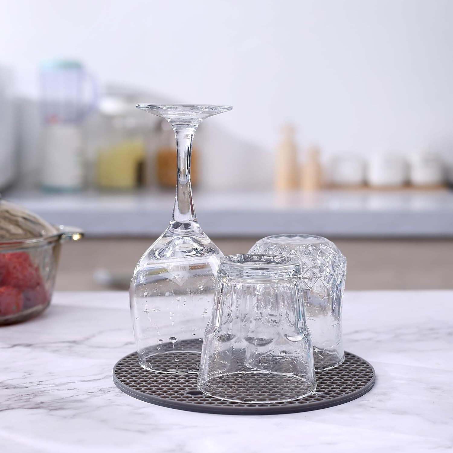 Image of Silicakart hotmat gray silicone Trivet