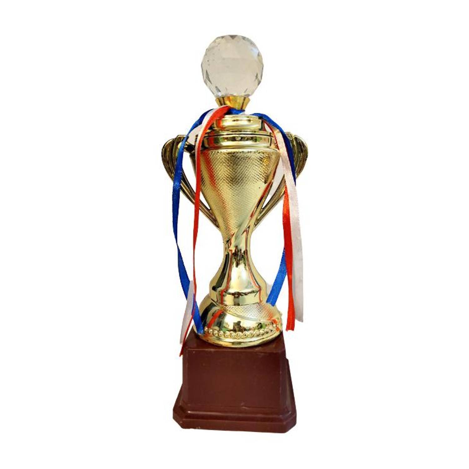 Afiya International Trophy Cup/Award with Mini Crystal Balls for Winners Trophy